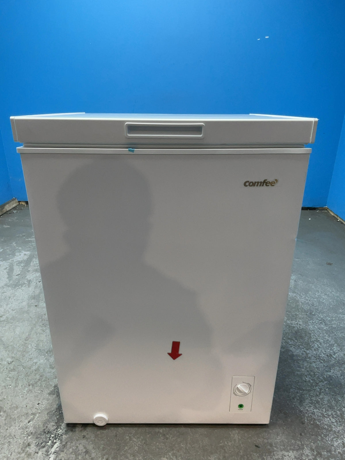 #GRC-167-473 - Comfee 143L Chest Freezer – Garage Safe, Switchable Fridge Mode, White