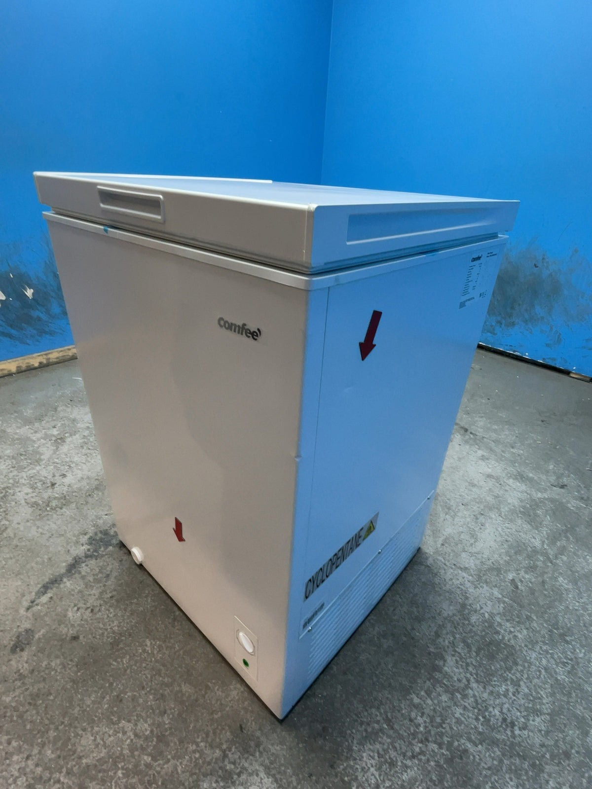 #GRC-167-473 - Comfee 143L Chest Freezer – Garage Safe, Switchable Fridge Mode, White