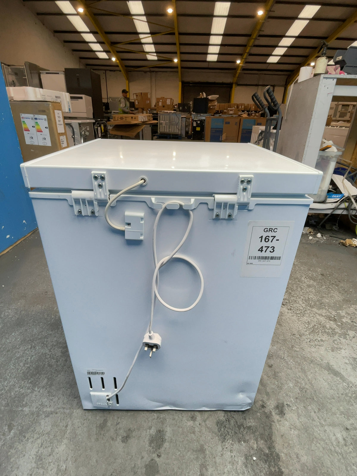 #GRC-167-473 - Comfee 143L Chest Freezer – Garage Safe, Switchable Fridge Mode, White