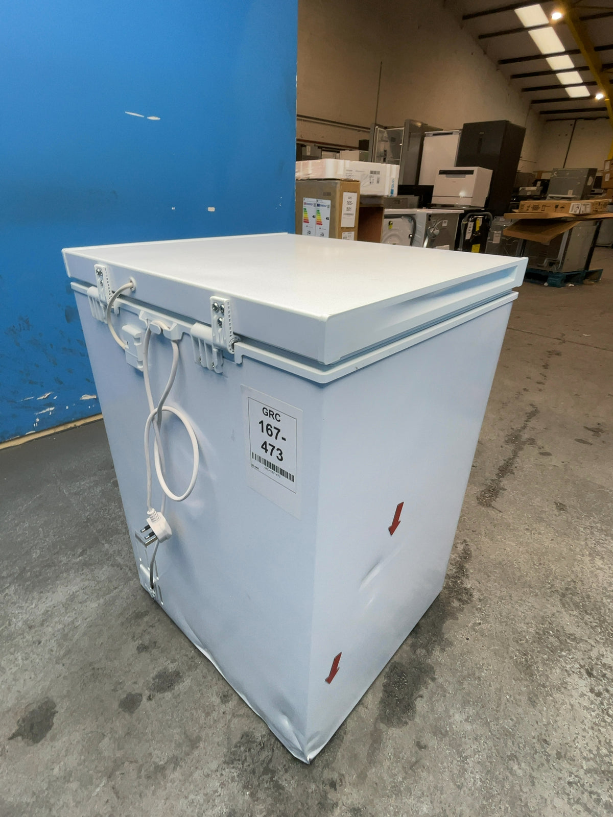 #GRC-167-473 - Comfee 143L Chest Freezer – Garage Safe, Switchable Fridge Mode, White