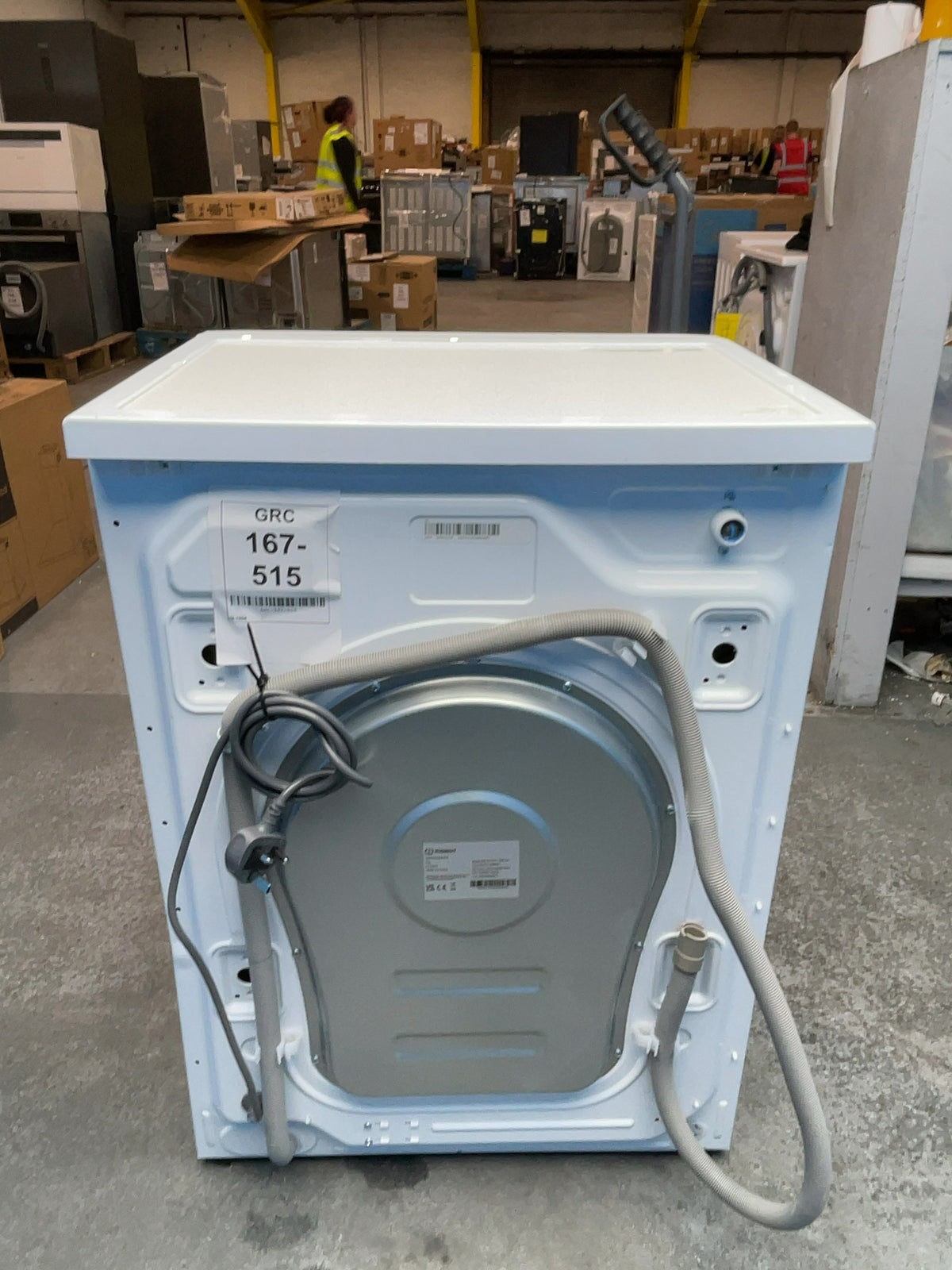 #GRC-167-515 - Indesit MyTime 7kg 1400rpm Washing Machine – Push&Go, Steam, White