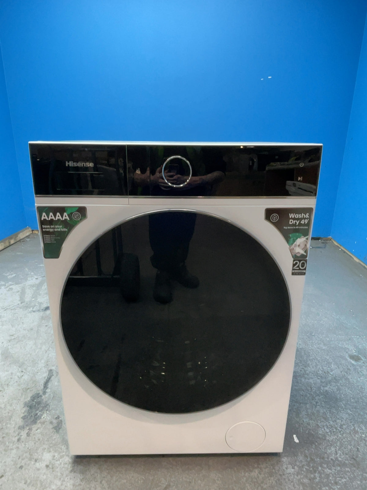 #GRC-167-531 - Hisense KitchenFit 5i 12kg/8kg Heat Pump Washer Dryer – 1400rpm, WiFi, Auto Dosing, White