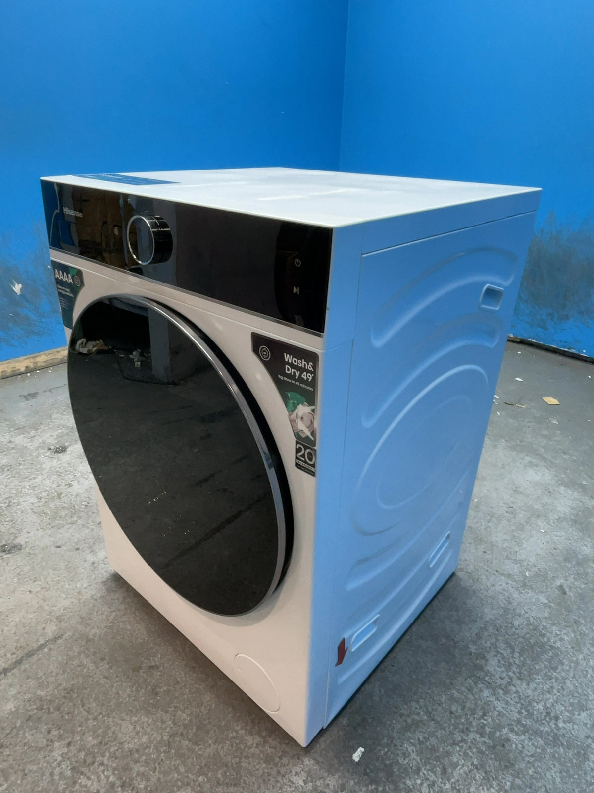 #GRC-167-531 - Hisense KitchenFit 5i 12kg/8kg Heat Pump Washer Dryer – 1400rpm, WiFi, Auto Dosing, White