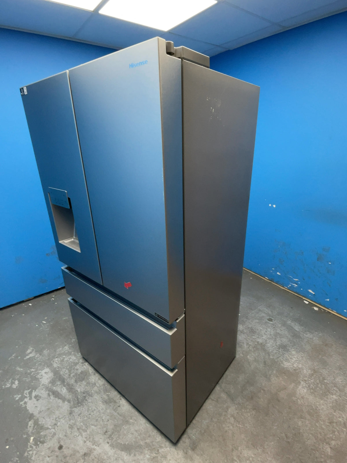 #GRC-167-535 - Hisense 91.4cm French Door Fridge Freezer – 560L, Stainless Steel