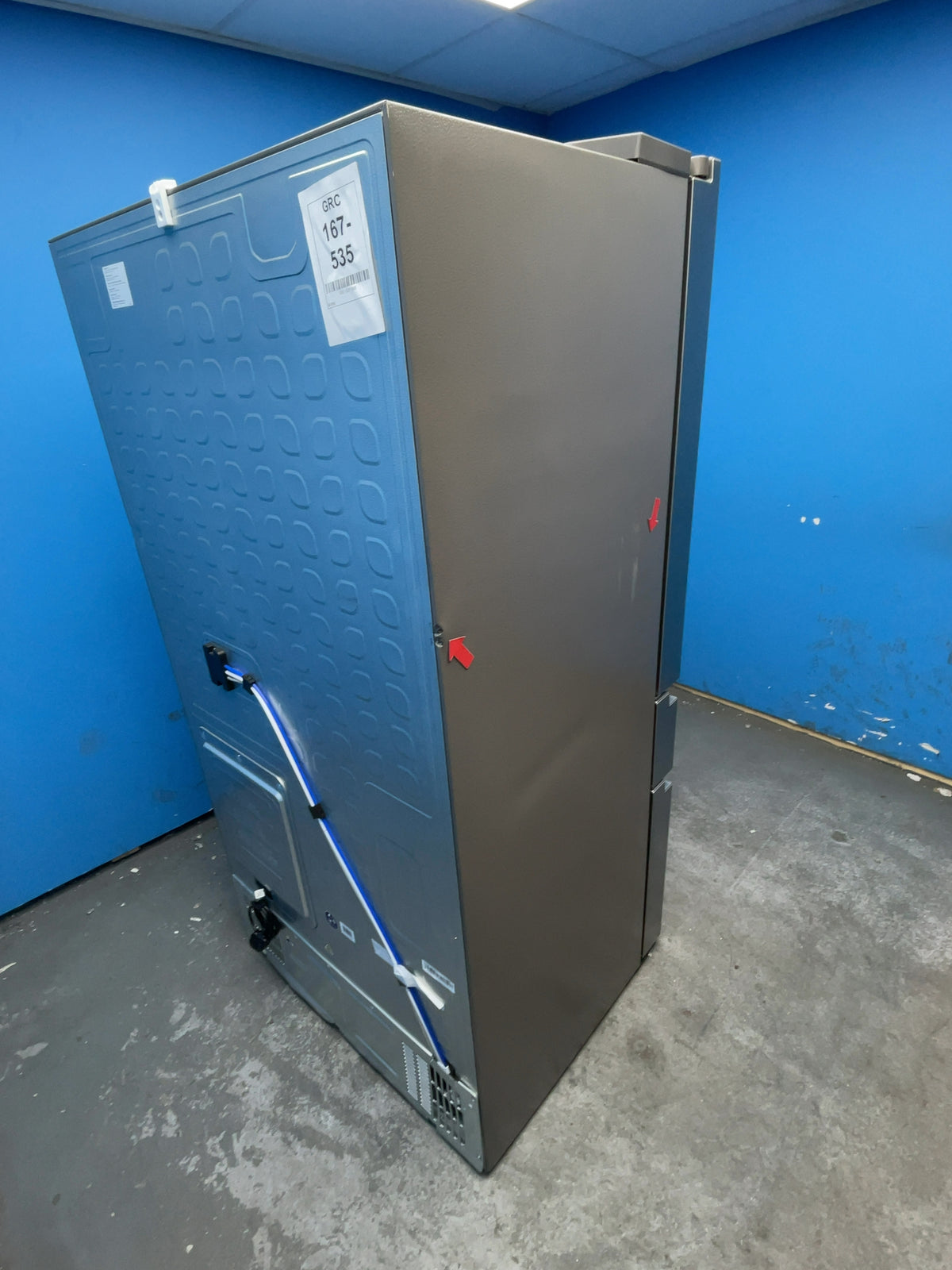 #GRC-167-535 - Hisense 91.4cm French Door Fridge Freezer – 560L, Stainless Steel