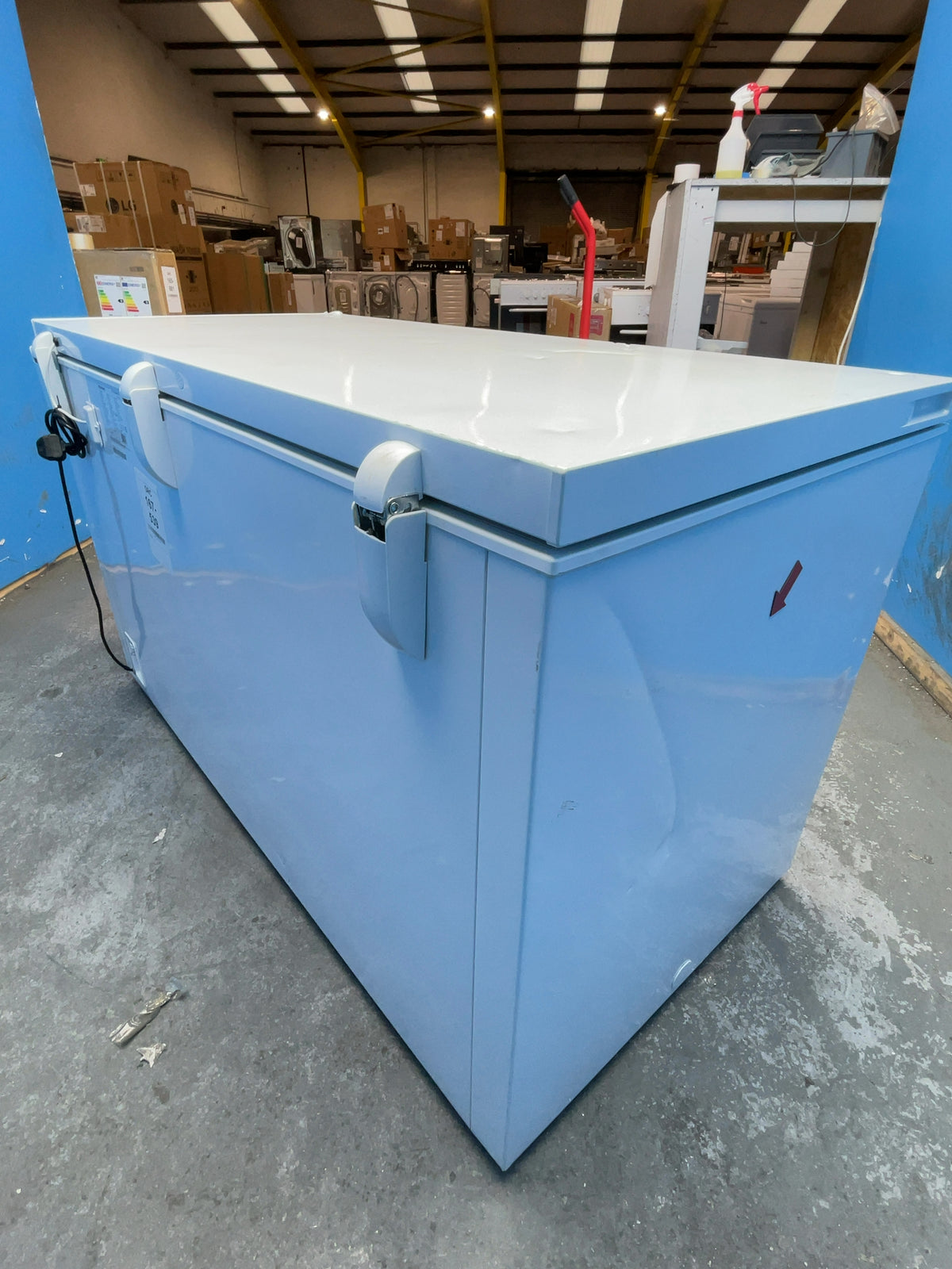 #GRC-167-539 - Hisense 372L Chest Freezer – Winter Guard, Hovering Door, White
