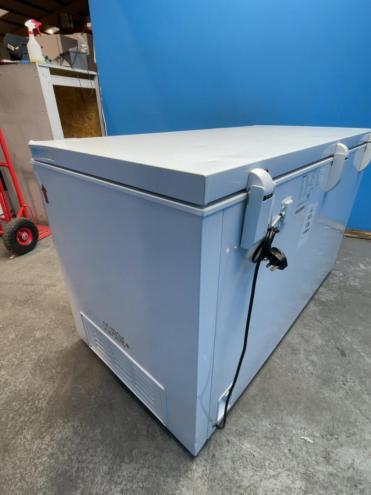 #GRC-167-539 - Hisense 372L Chest Freezer – Winter Guard, Hovering Door, White