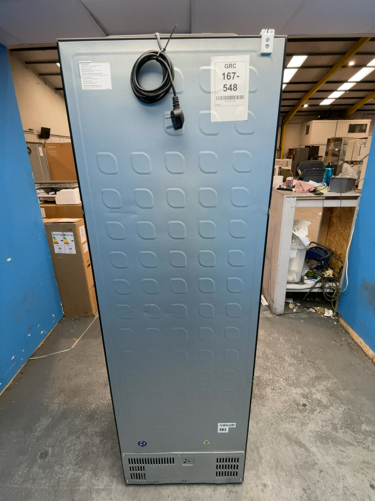 #GRC-167-548 - Hisense KitchenFit 186cm Tall Larder Fridge – 372L, Total No Frost, Wi-Fi Connected, Black