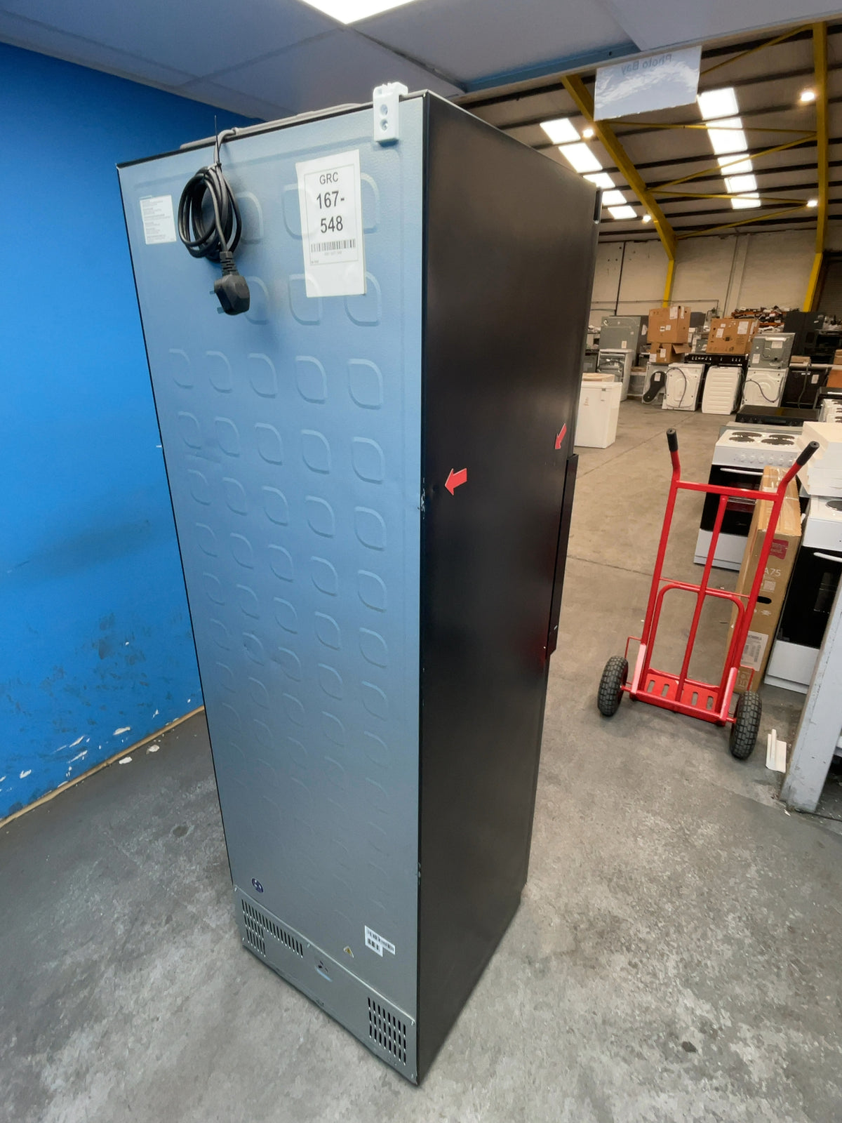 #GRC-167-548 - Hisense KitchenFit 186cm Tall Larder Fridge – 372L, Total No Frost, Wi-Fi Connected, Black