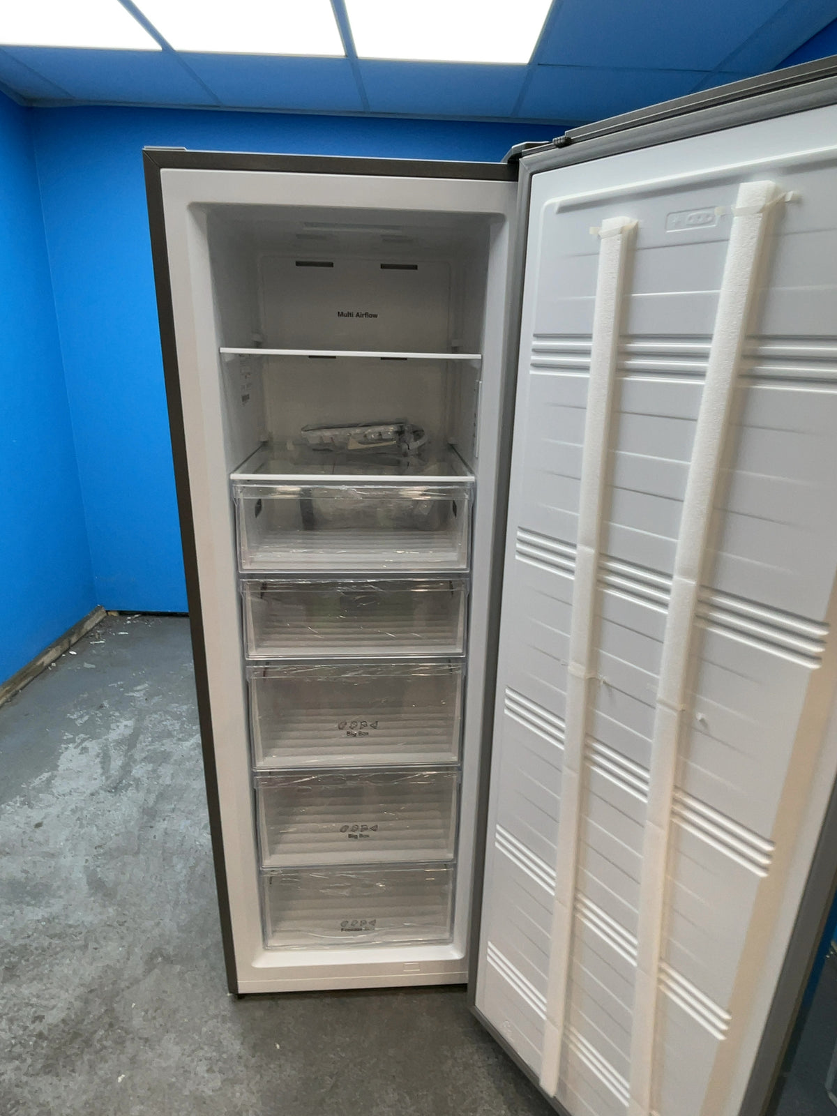 #GRC-167-554 - Hisense 240L Tall Freezer – Total No Frost, Super Freeze, Inox