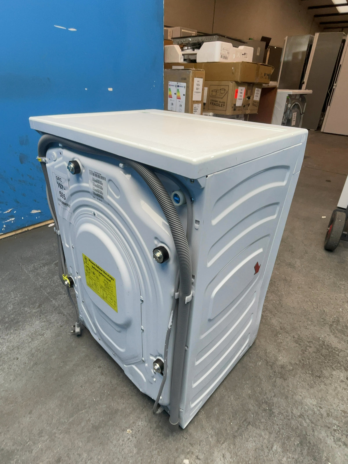 #GRC-167-595 - Hoover HGD 48S8C-80 8kg 1400rpm Washing Machine – Steam Cycle, Inverter Motor, White
