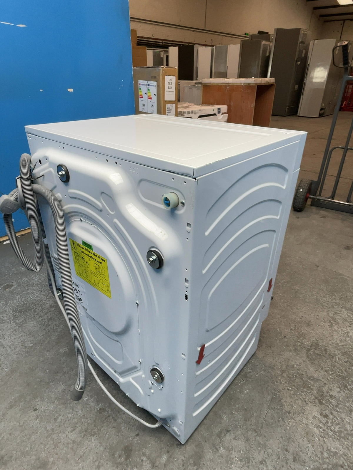 #GRC-167-598 - Haier 10kg 1400rpm Integrated Washing Machine – Steam Function, White