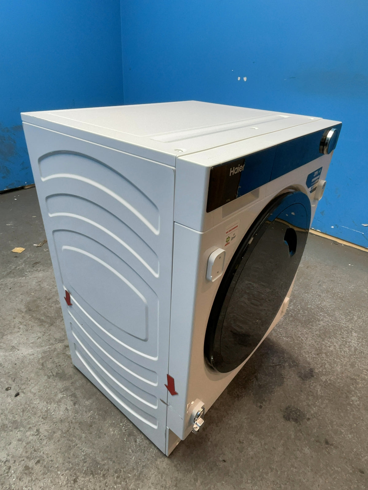 #GRC-167-598 - Haier 10kg 1400rpm Integrated Washing Machine – Steam Function, White