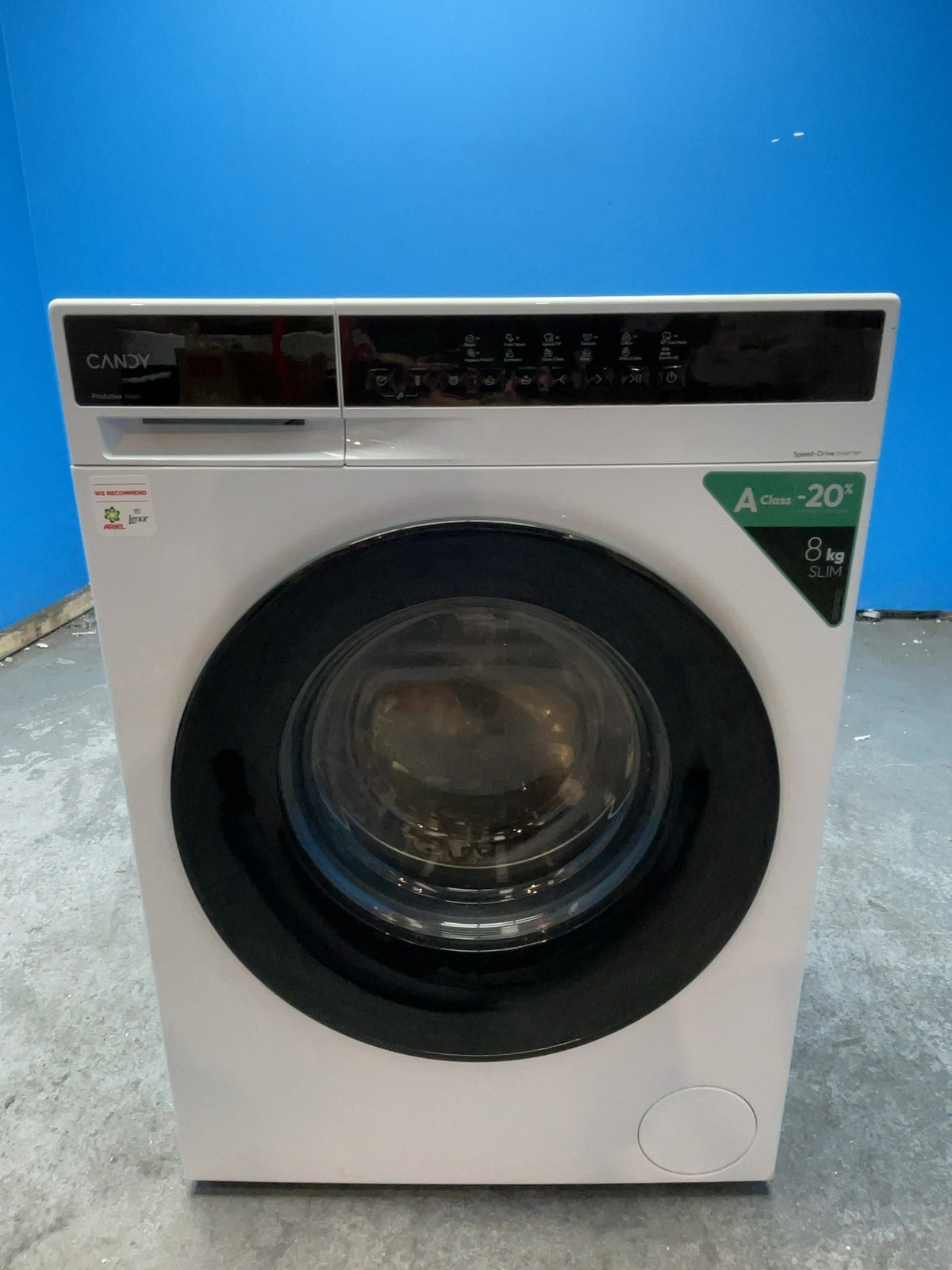 #GRC-167-633 - Candy 8kg 1400rpm Washing Machine – MixPower System, Steam Function, White