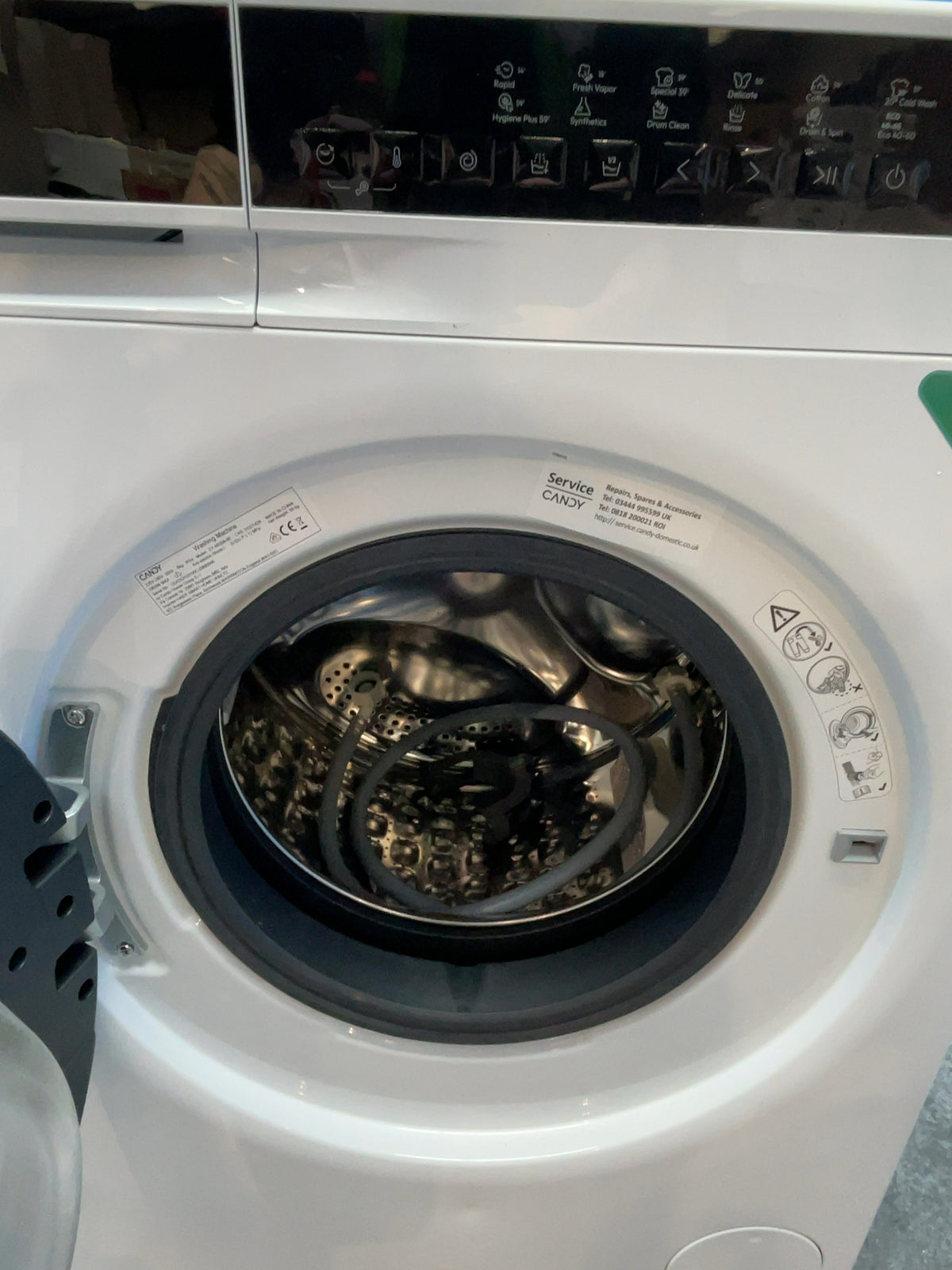 #GRC-167-633 - Candy 8kg 1400rpm Washing Machine – MixPower System, Steam Function, White