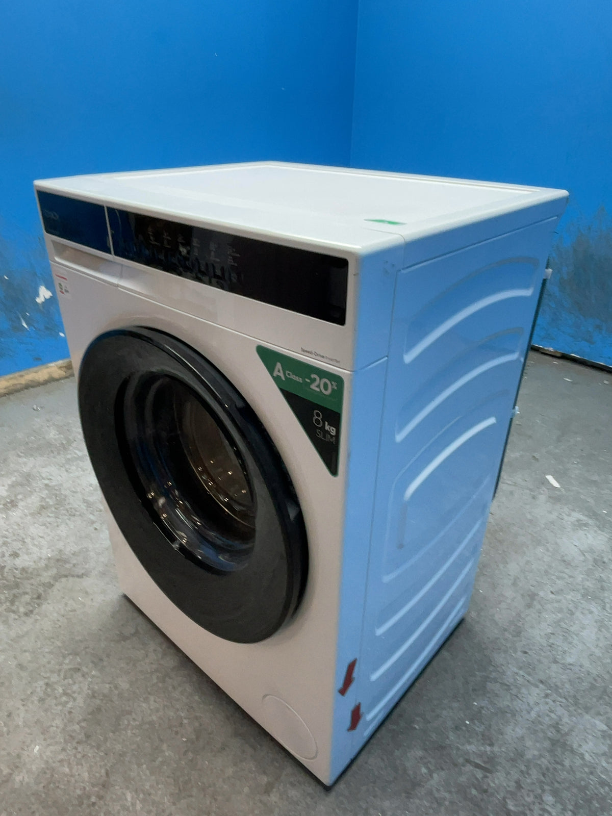 #GRC-167-633 - Candy 8kg 1400rpm Washing Machine – MixPower System, Steam Function, White