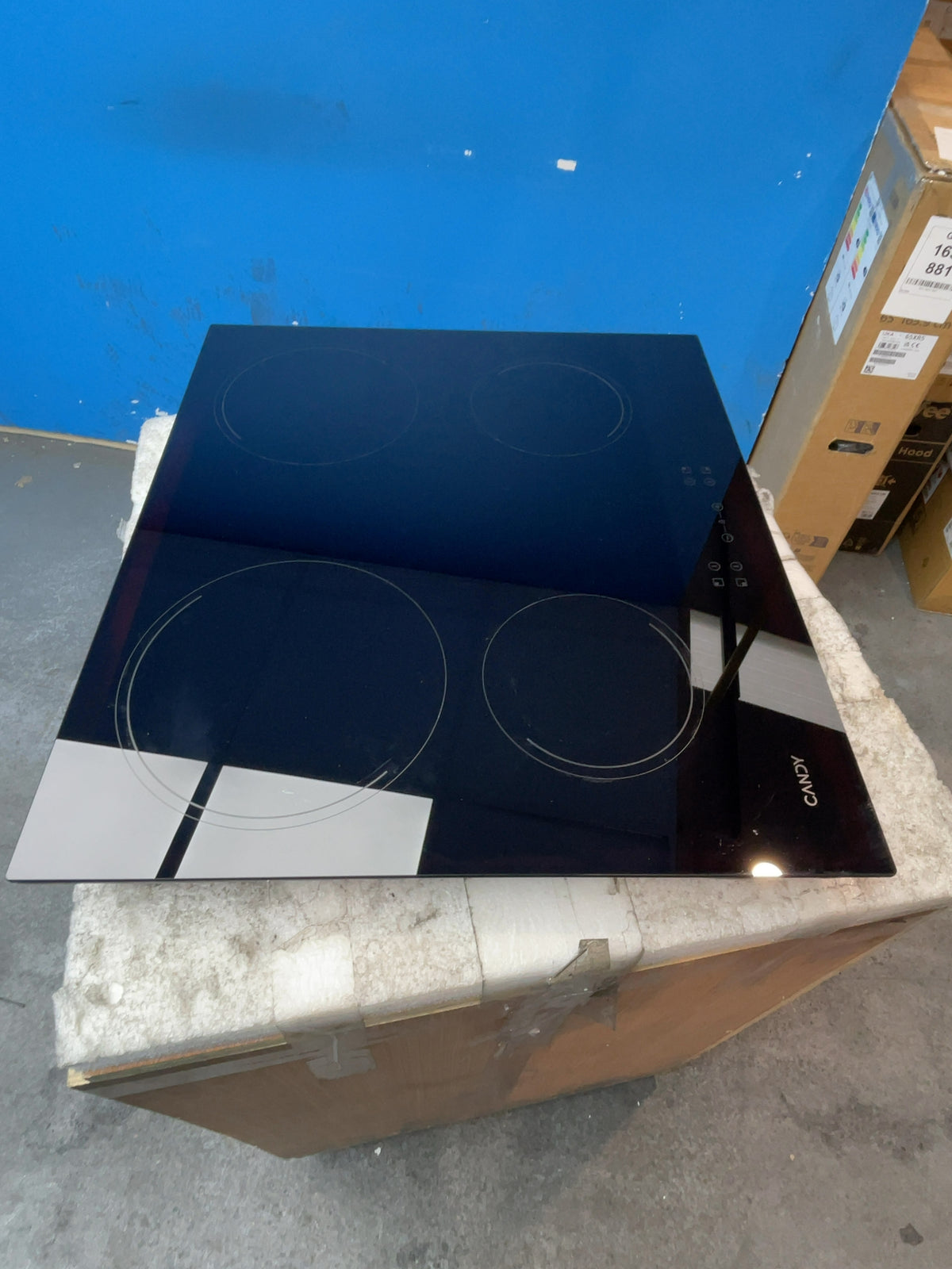 #GRC-167-659 - Candy 60cm Electric Ceramic Hob – 4 Cooking Zones, Touch Control, Black