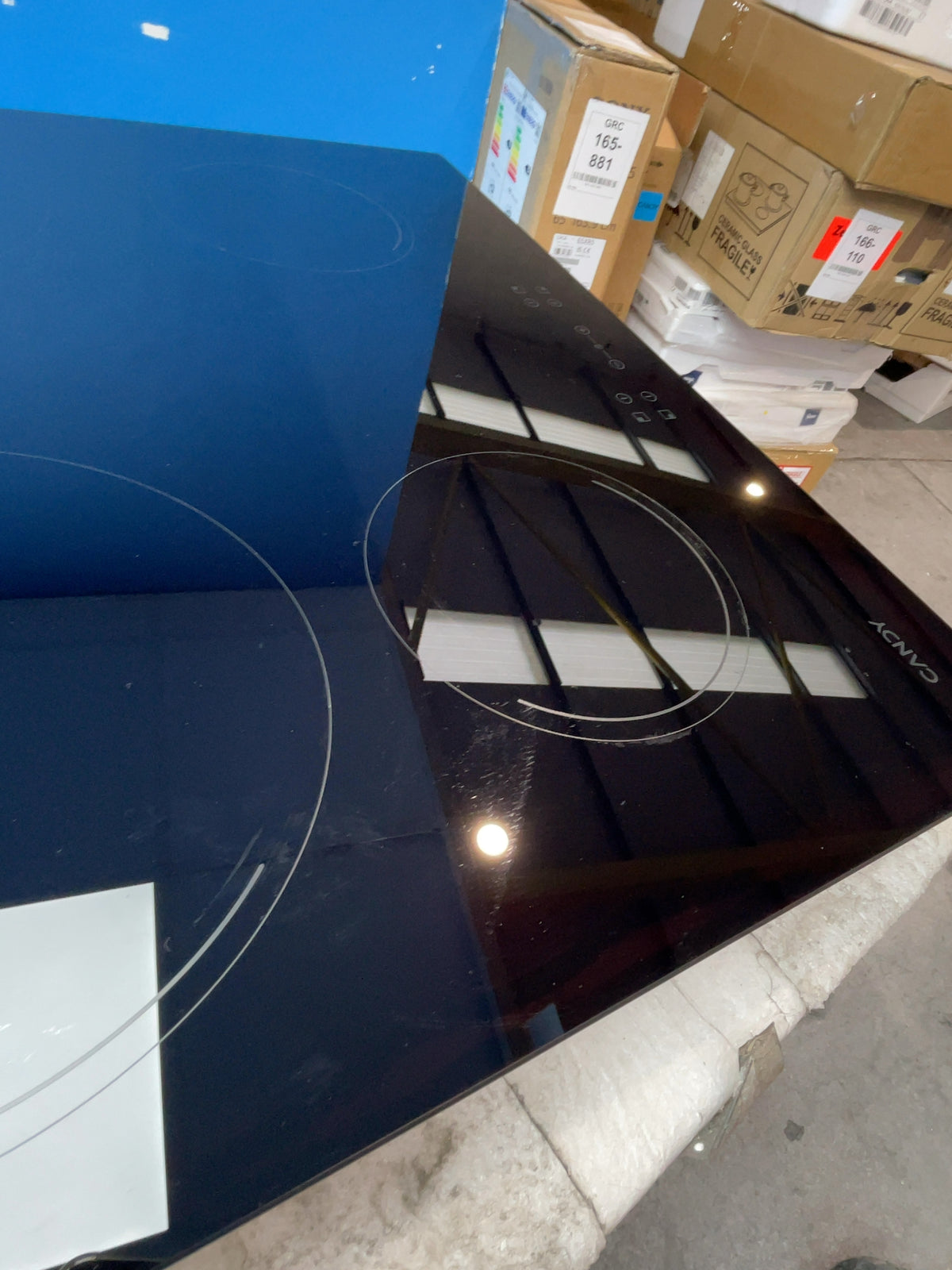 #GRC-167-659 - Candy 60cm Electric Ceramic Hob – 4 Cooking Zones, Touch Control, Black