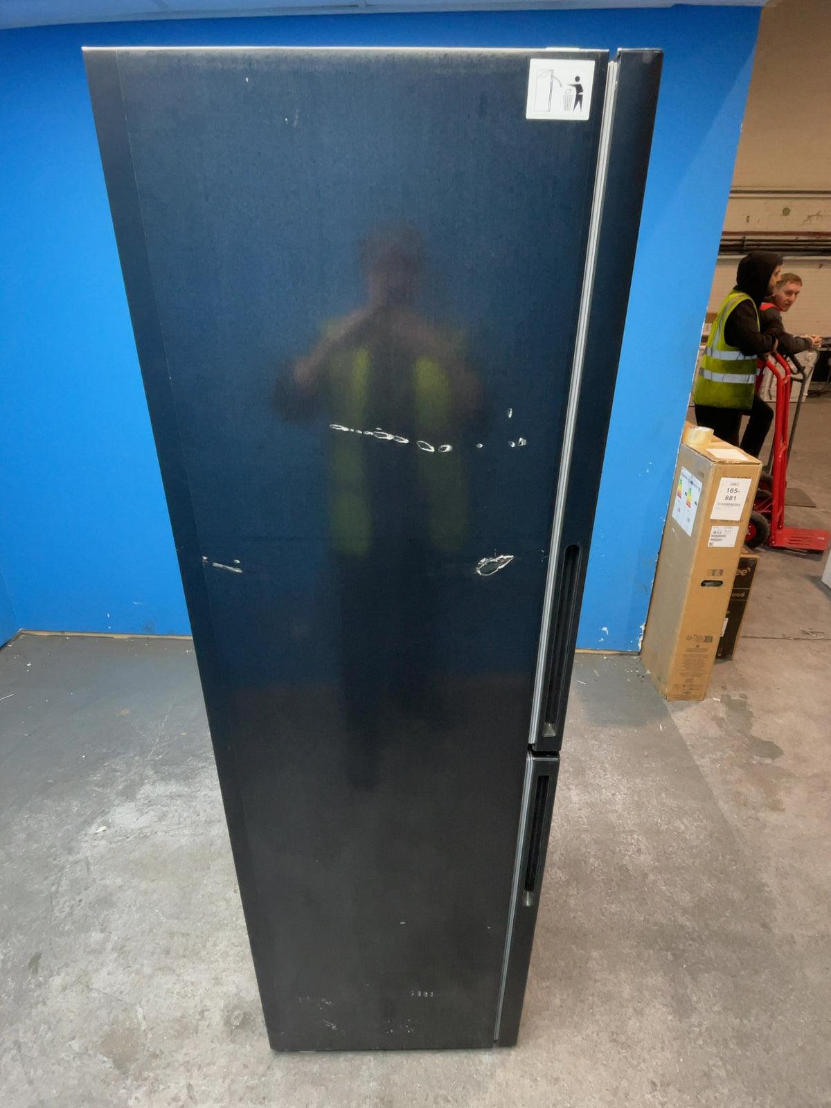 #GRC-167-670 - Hoover H-FRIDGE 300 54.5cm 50/50 Fridge Freezer – 252L, Black, Low Frost