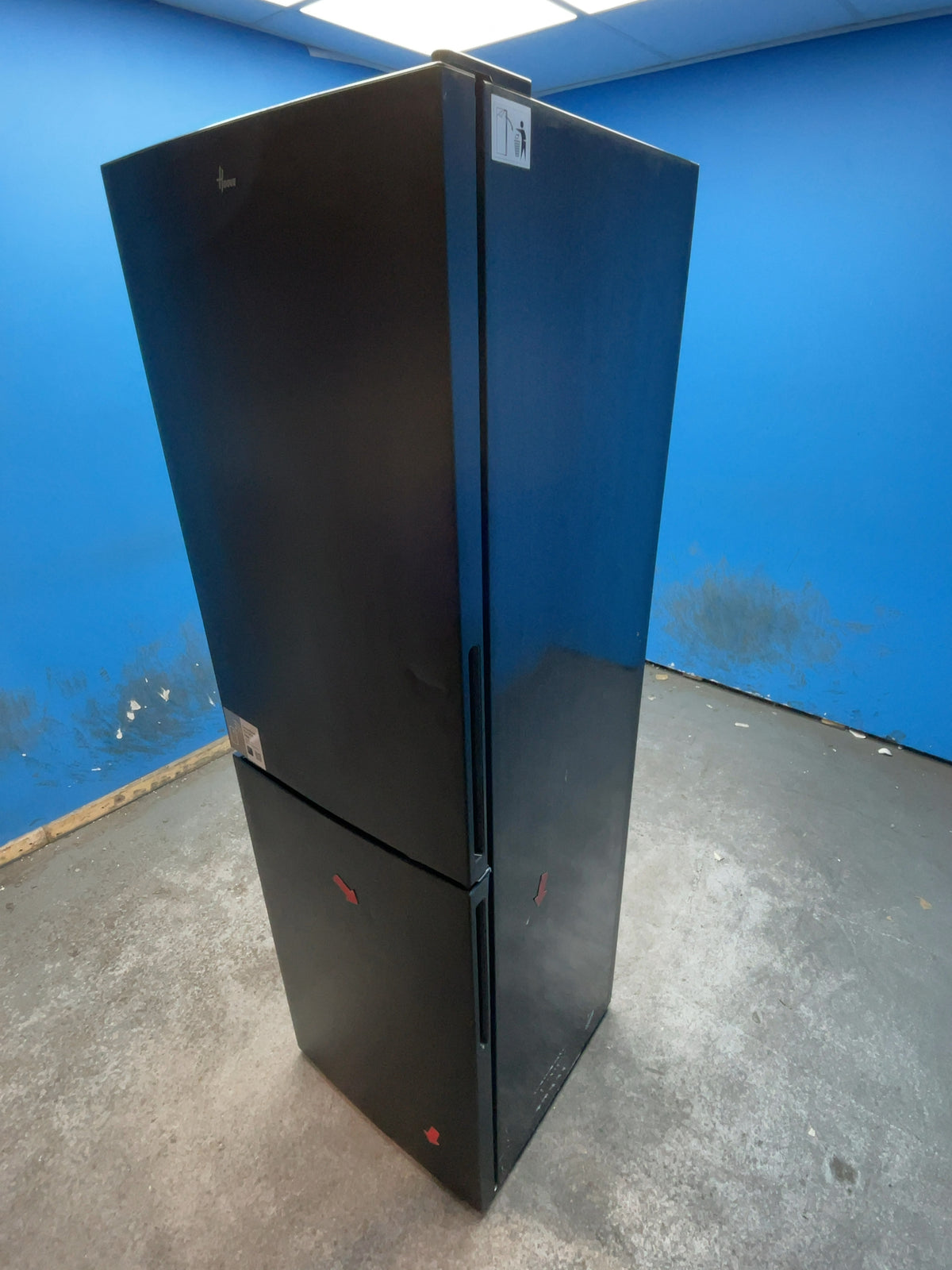#GRC-167-670 - Hoover H-FRIDGE 300 54.5cm 50/50 Fridge Freezer – 252L, Black, Low Frost