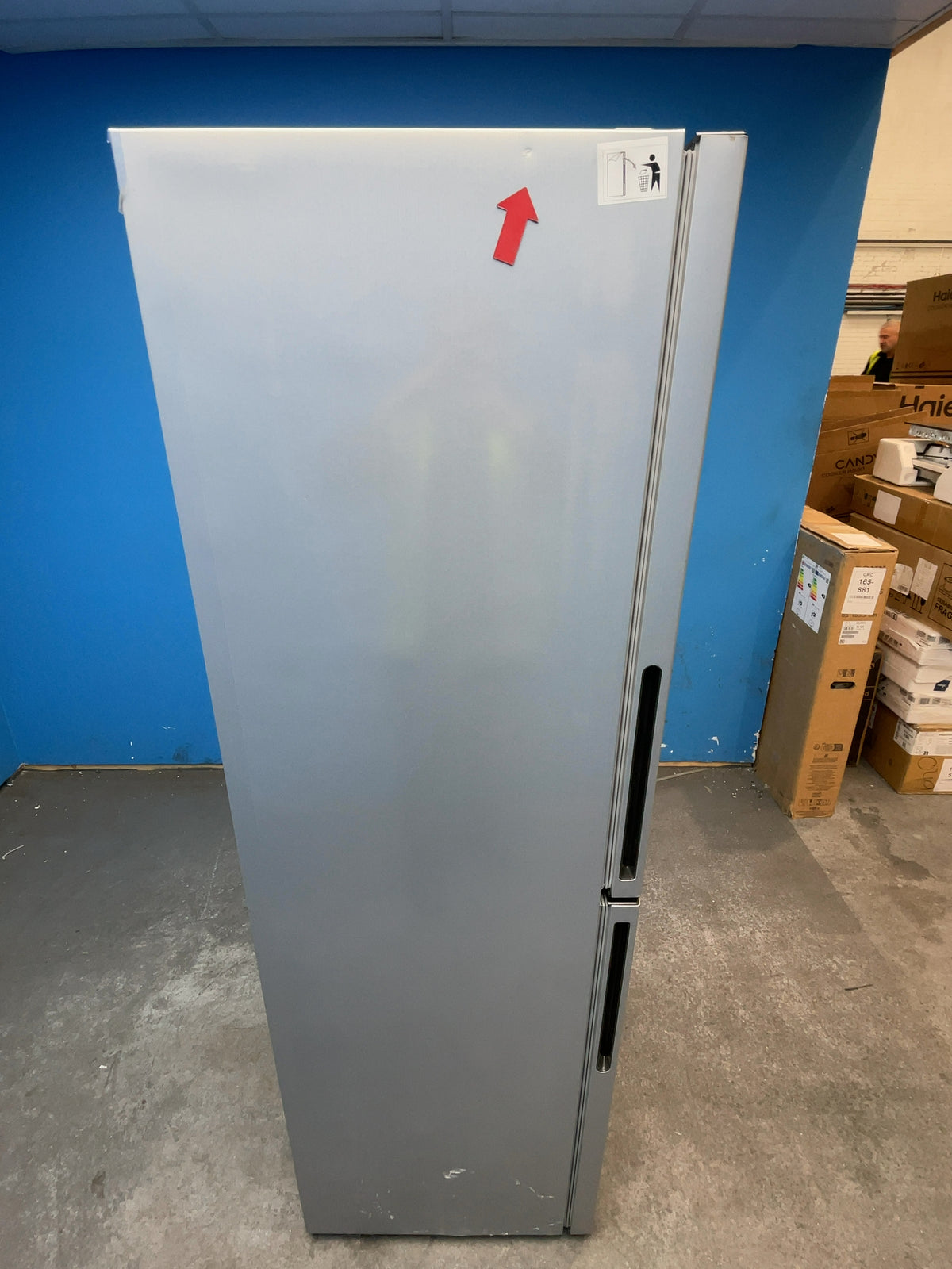 #GRC-167-672 - Hoover H-FRIDGE 300 54.5cm Fridge Freezer – 252L, Silver, Total No Frost