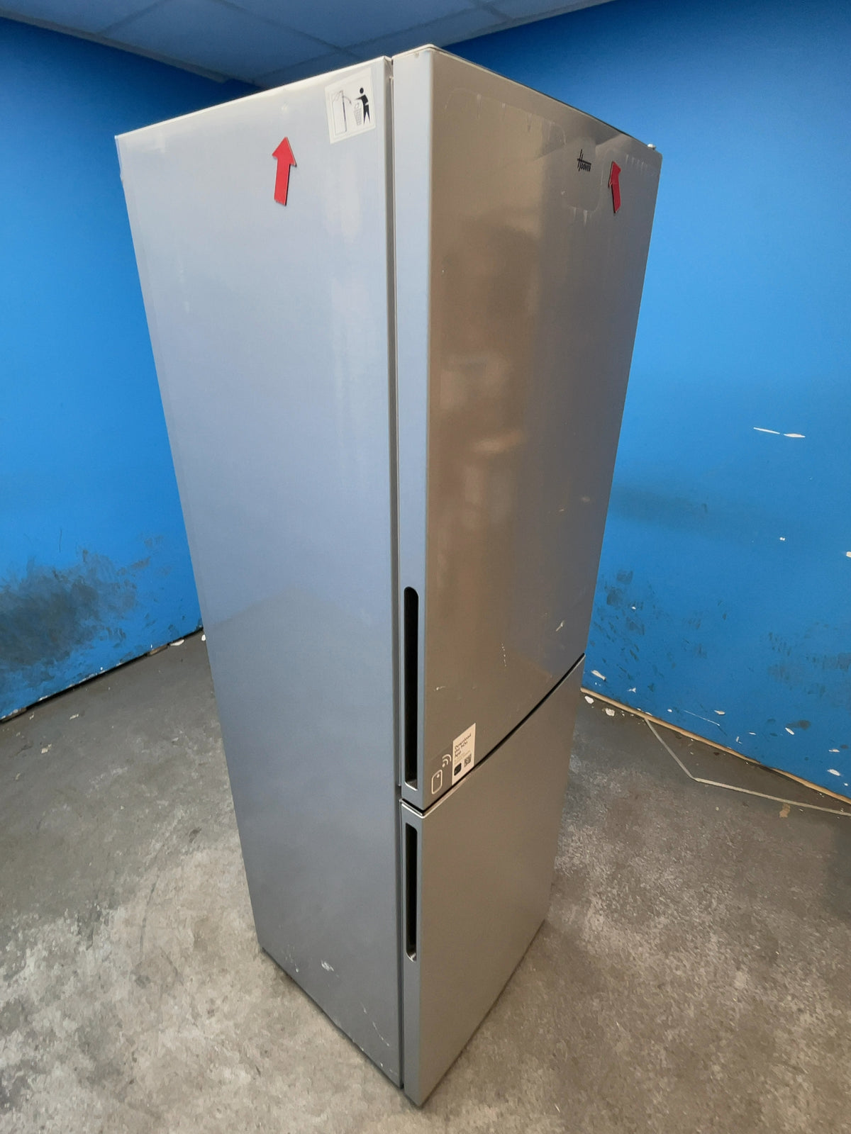 #GRC-167-672 - Hoover H-FRIDGE 300 54.5cm Fridge Freezer – 252L, Silver, Total No Frost