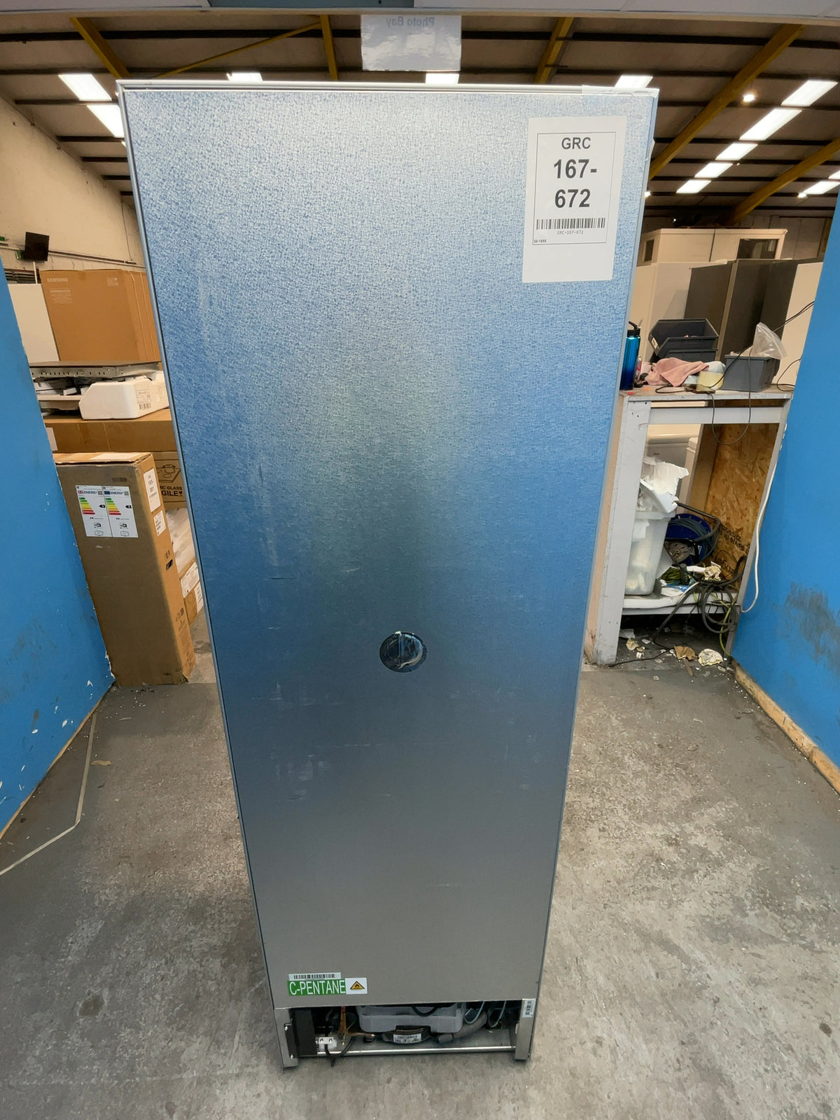 #GRC-167-672 - Hoover H-FRIDGE 300 54.5cm Fridge Freezer – 252L, Silver, Total No Frost