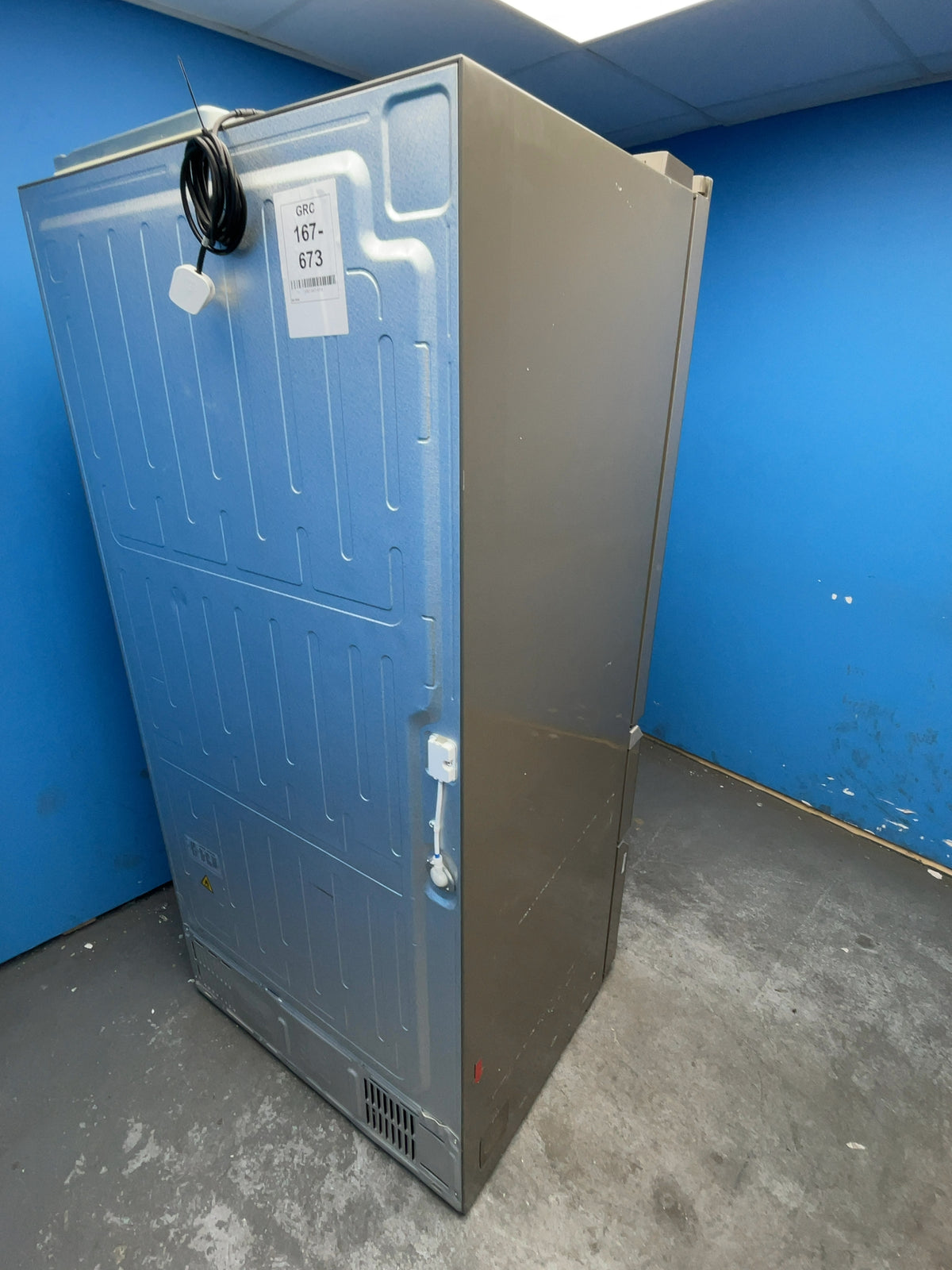 #GRC-167-673 - Haier 90.5cm French Door Fridge Freezer – 703L, Sapphire Glass, Total No Frost