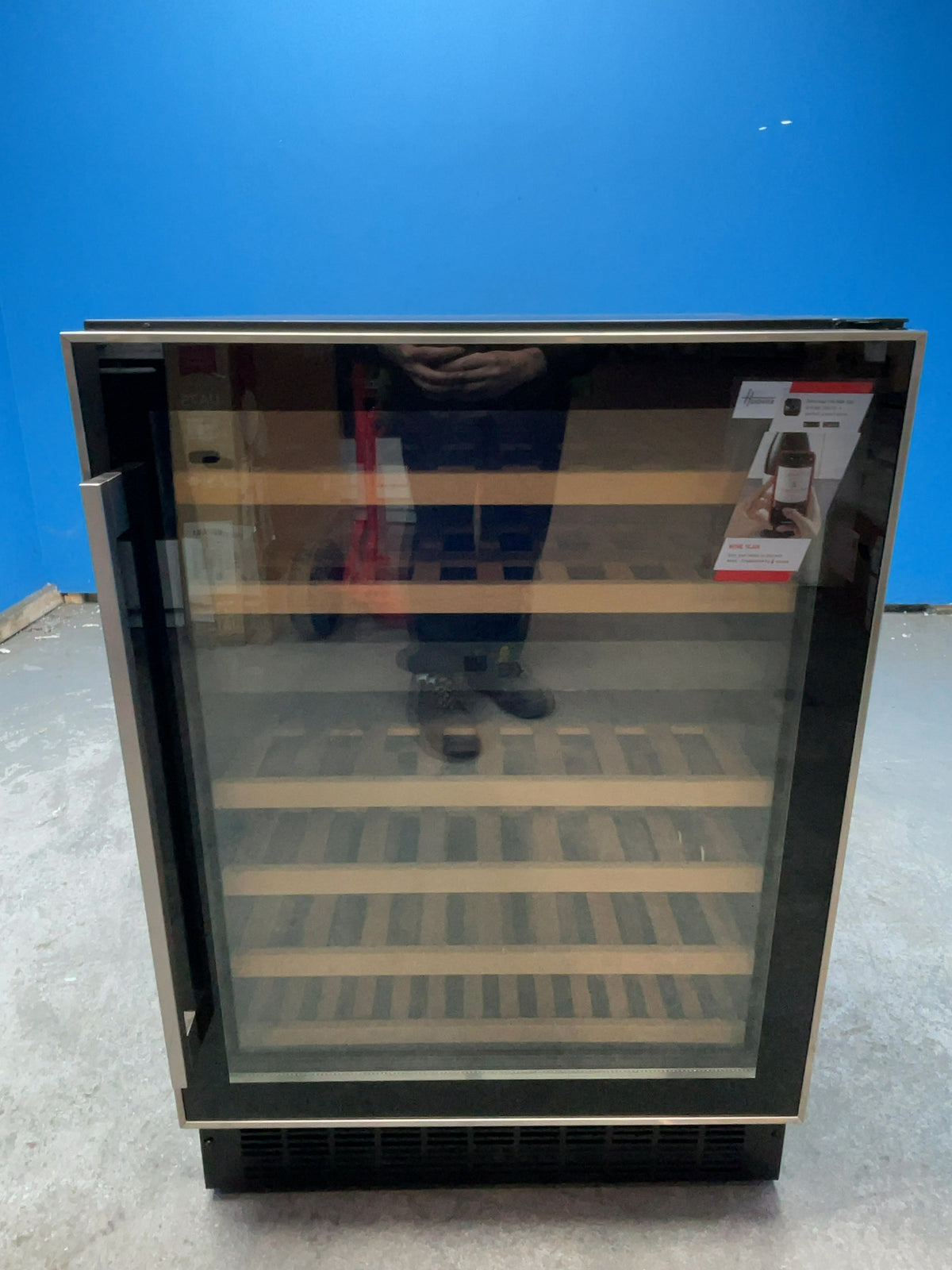 #GRC-167-684 - Hoover H-Wine 700 46 Bottle Dual Zone Wine Cooler – hOn App, Touch Control