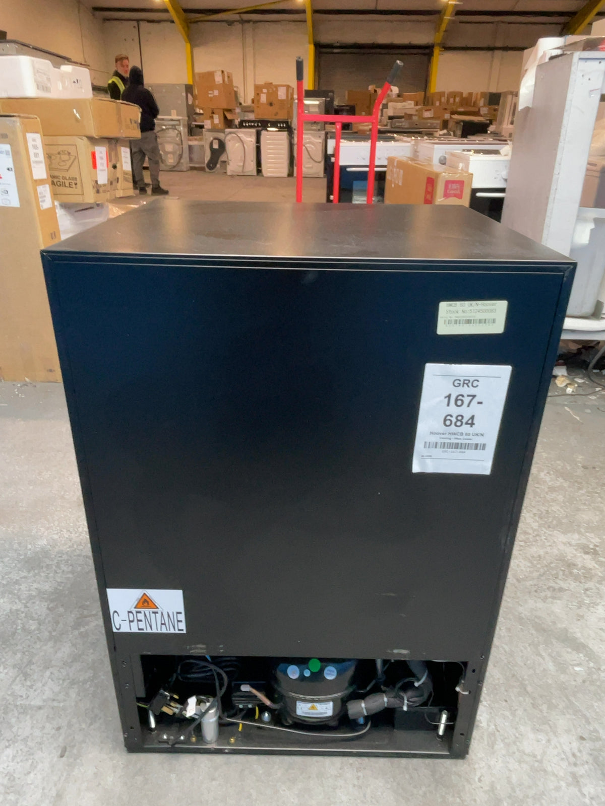 #GRC-167-684 - Hoover H-Wine 700 46 Bottle Dual Zone Wine Cooler – hOn App, Touch Control