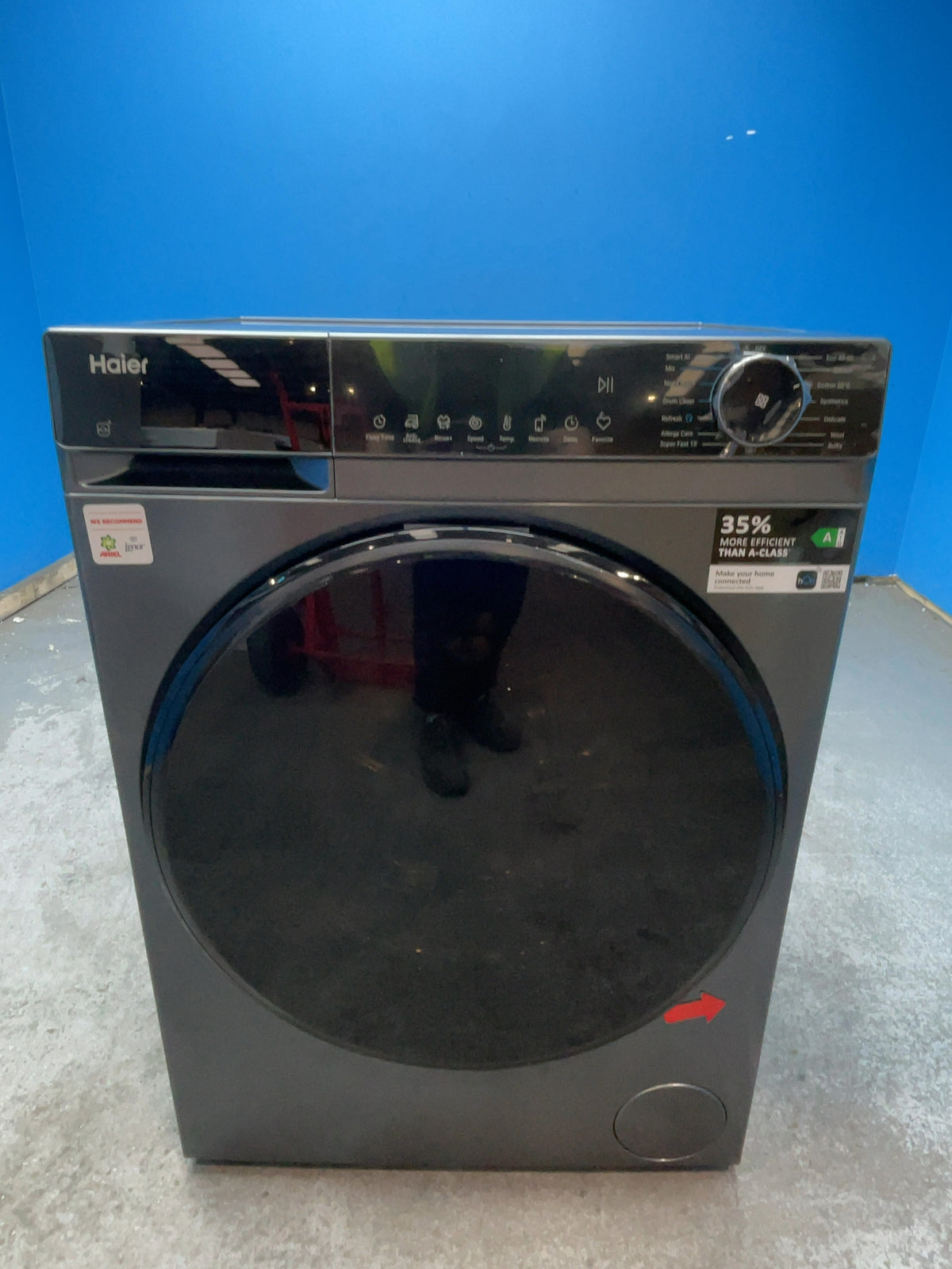 #GRC-167-773 - Haier X Series 5 HW90-BP14357AEGTU1 9kg 1400rpm Washing Machine - Graphite