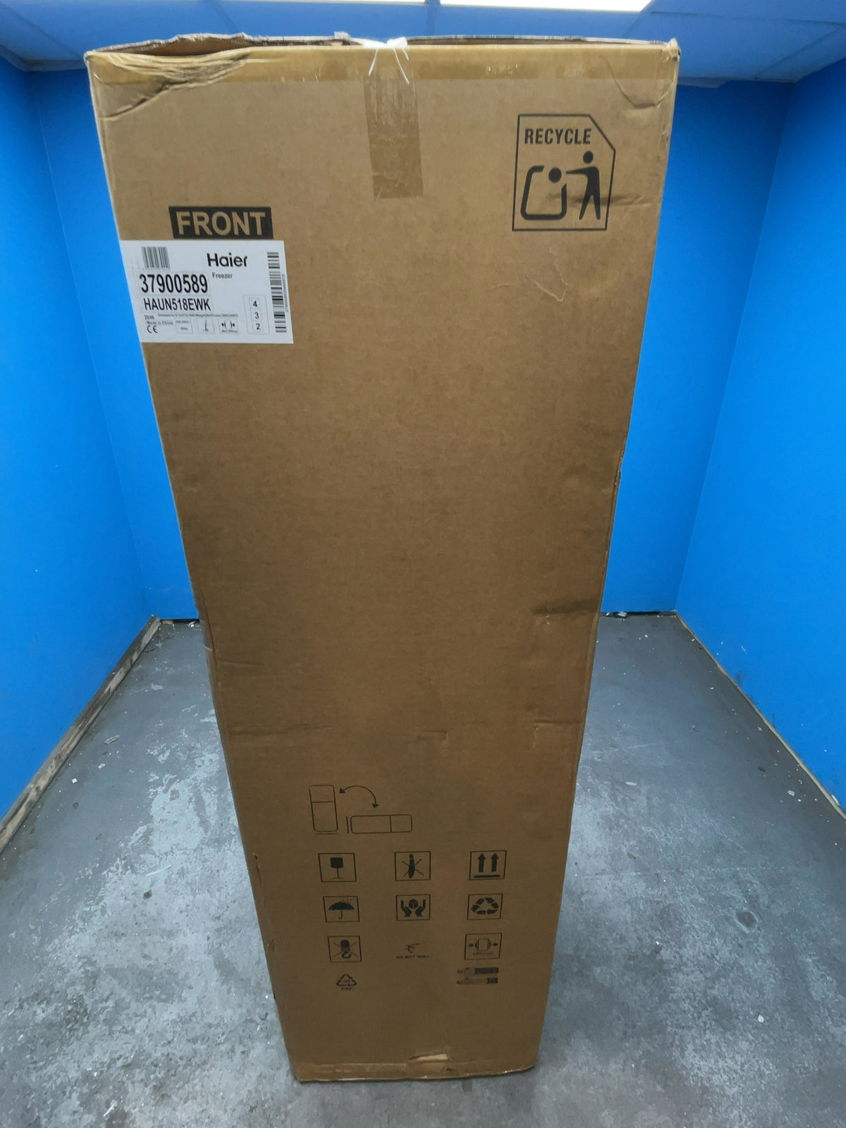 #GRC-167-790 - Haier Integrated Upright Freezer – 200L, Total No Frost, White