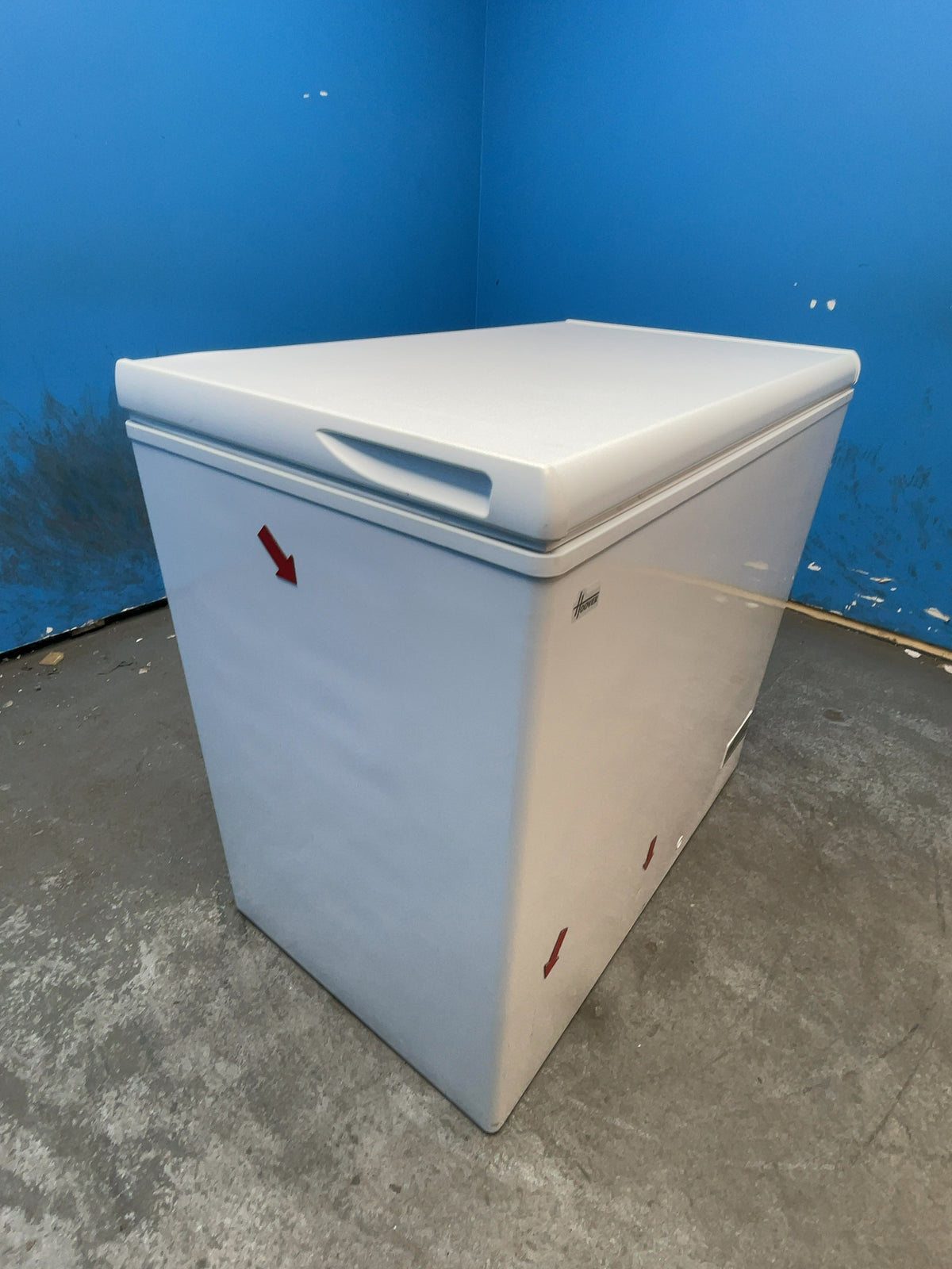 #GRC-167-831 - Hoover 196L Freestanding Chest Freezer – Outbuilding Safe to -15°C, Fast Freeze, White