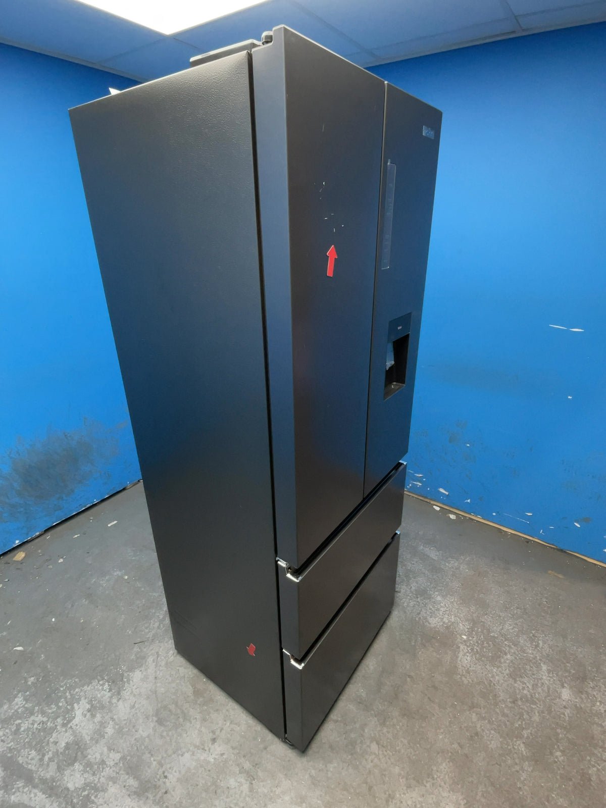 #GRC-167-835 - Haier 70cm French Door Fridge Freezer – 444L, Black, Total No Frost