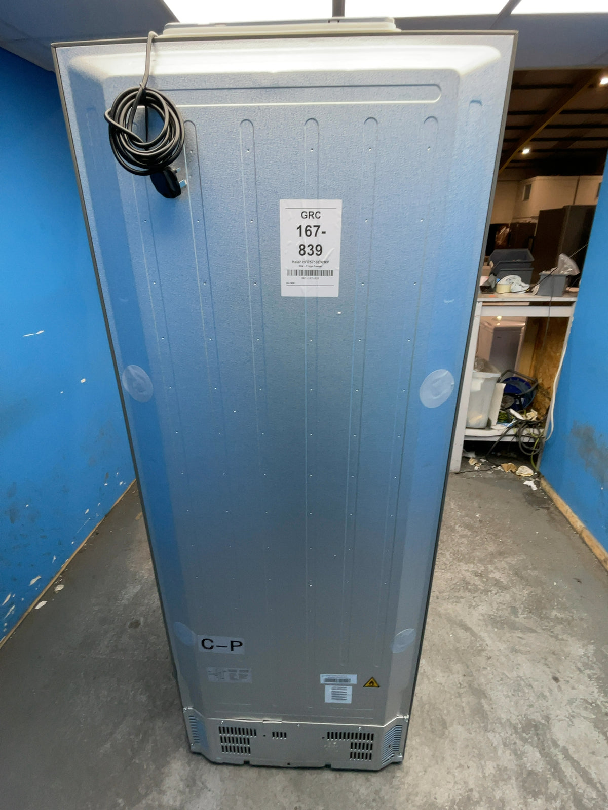 #GRC-167-839 - Haier 70cm French Door Fridge Freezer – 444L, Stainless Steel, Total No Frost