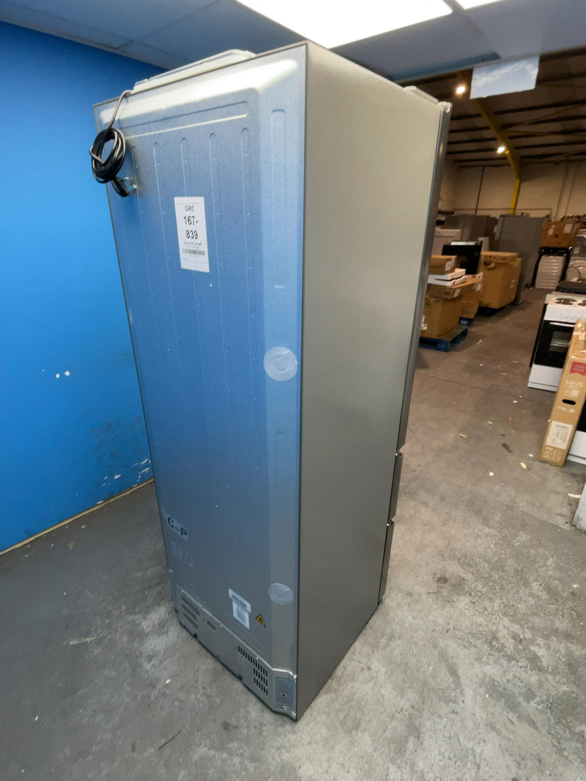 #GRC-167-839 - Haier 70cm French Door Fridge Freezer – 444L, Stainless Steel, Total No Frost