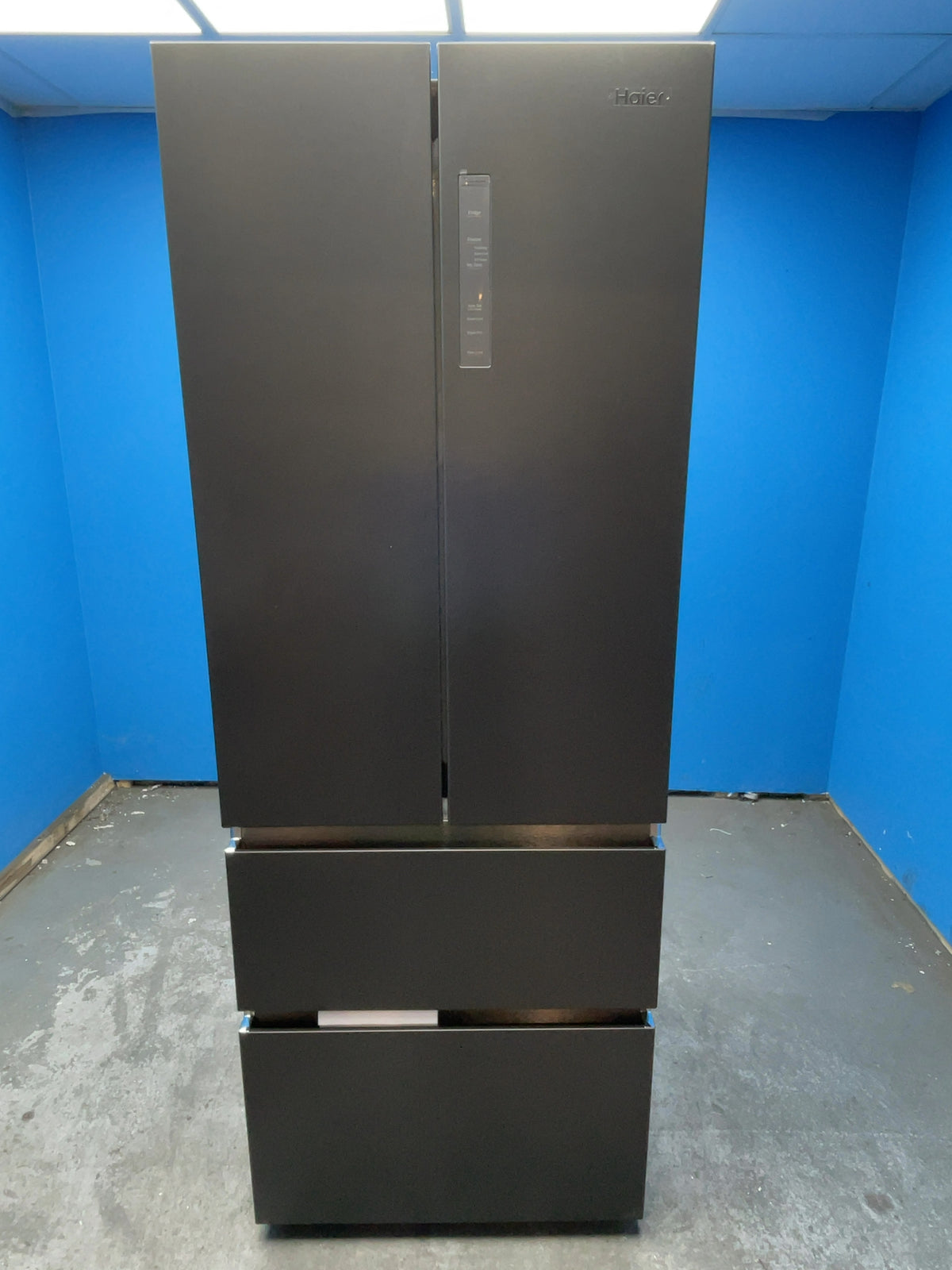 #GRC-167-844 - Haier 70cm French Door Fridge Freezer – 446L, Black, Total No Frost