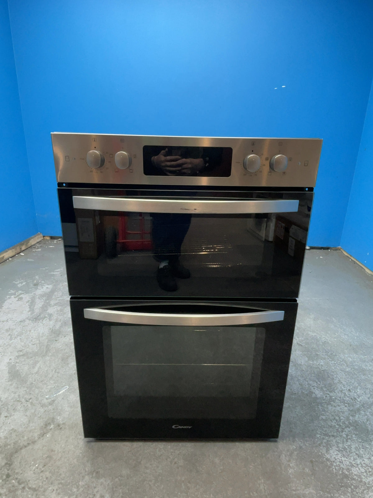 #GRC-167-881 - Candy Idea 60cm Electric Double Oven – 105L Capacity, Self-Cleaning, Silver
