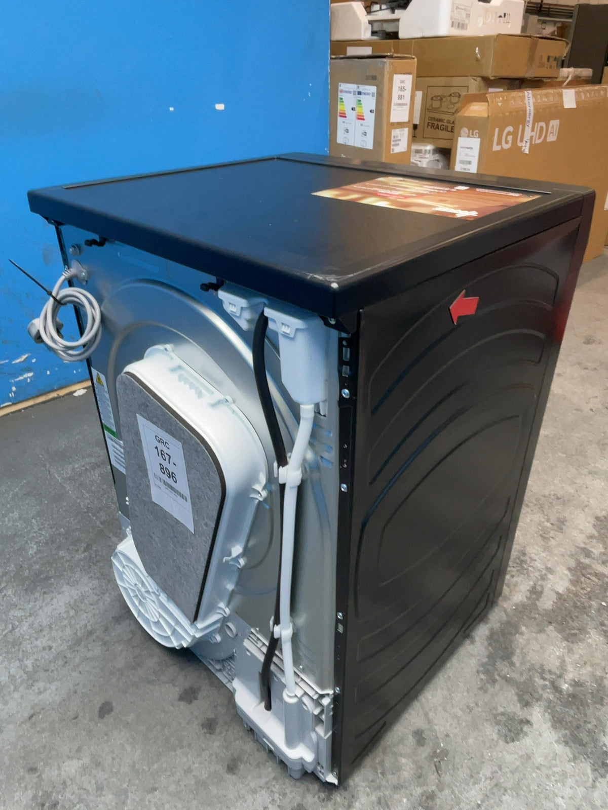 #GRC-167-896 - Hoover Pro Dry Series 3 10kg Heat Pump Tumble Dryer – WiFi Connected, Sensor Dry, Matte Black