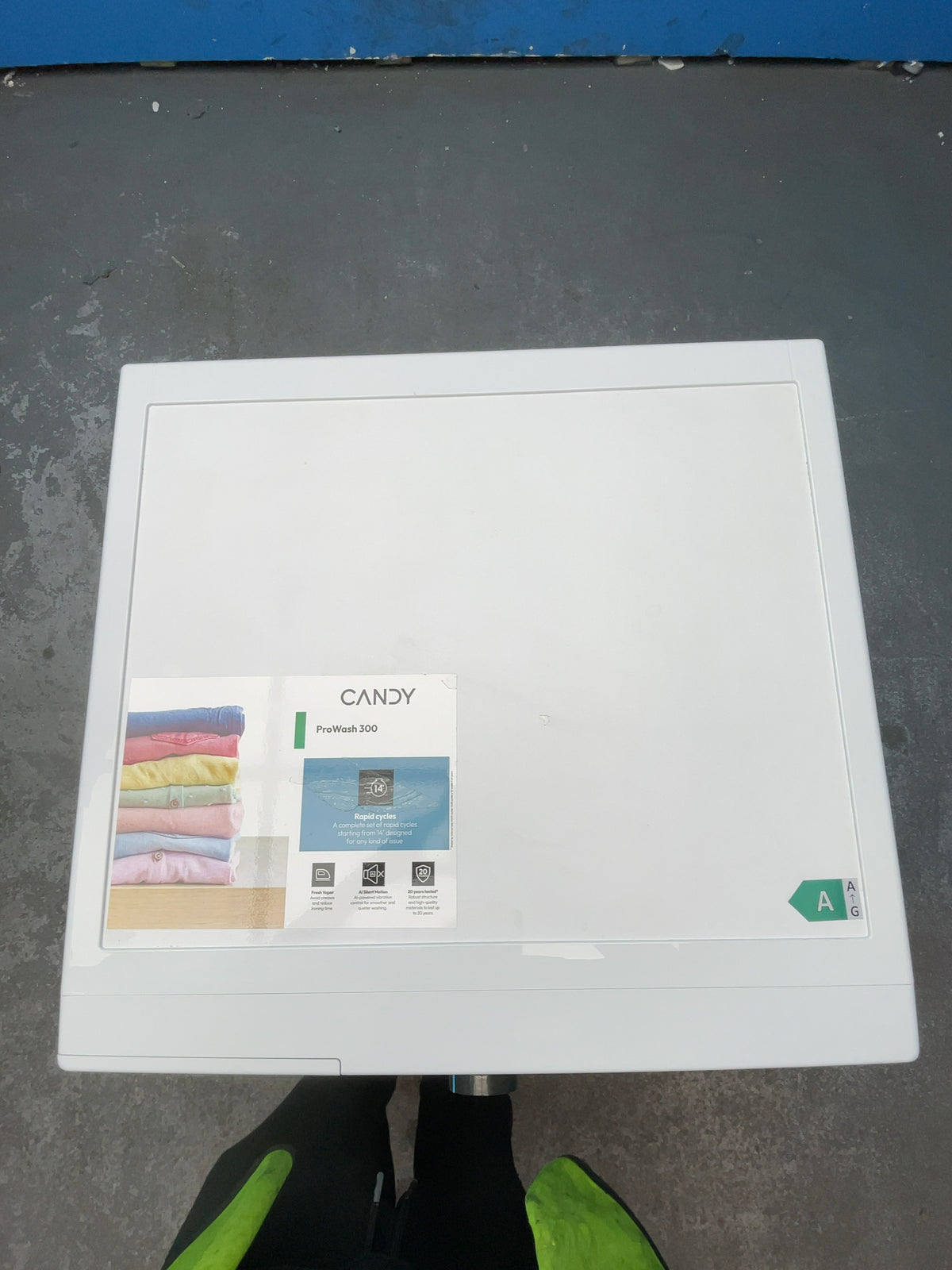 #GRC-167-924 - Candy 9kg 1400rpm Washing Machine – Quick Wash, MixPower System, White