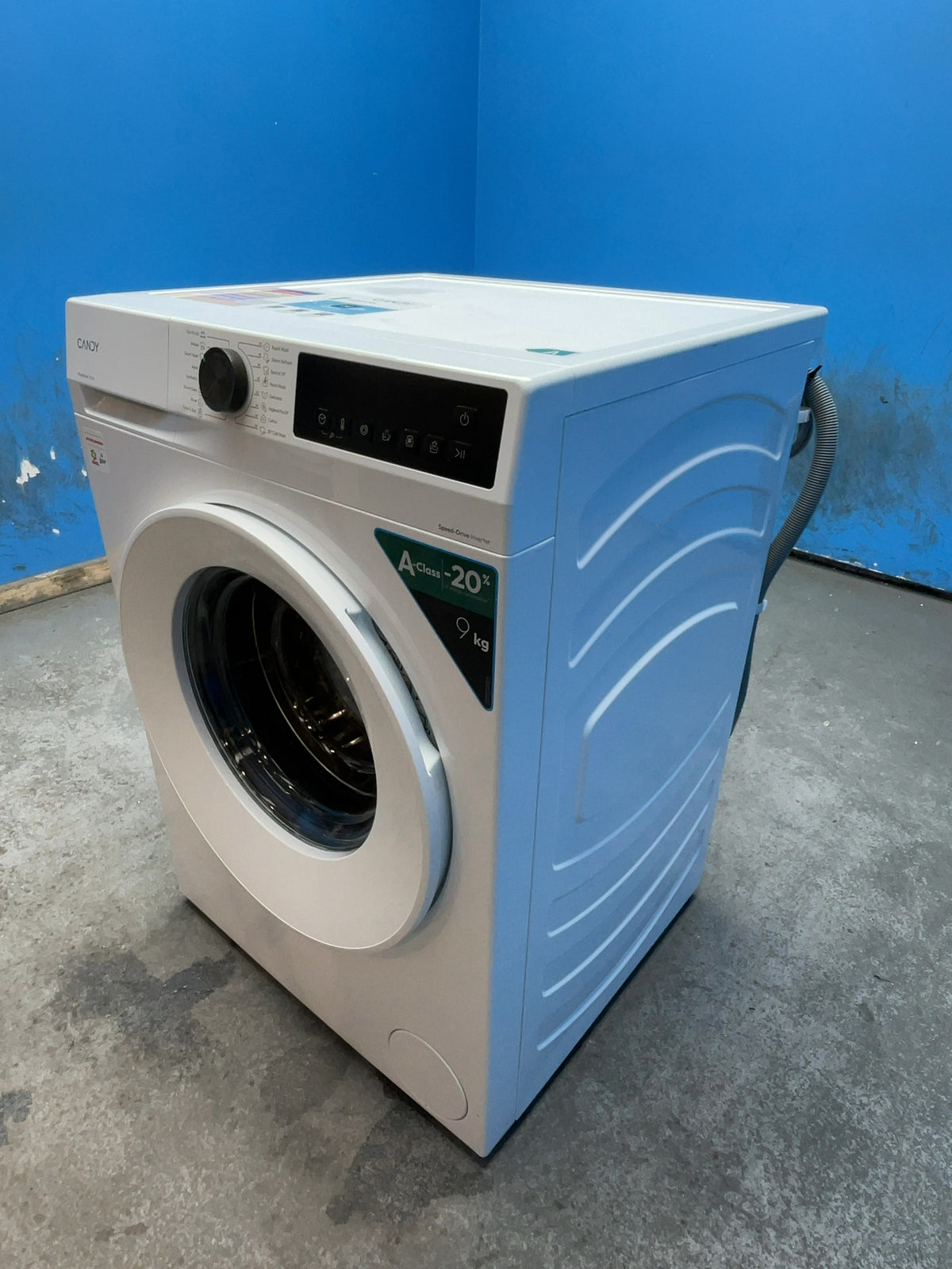 #GRC-167-924 - Candy 9kg 1400rpm Washing Machine – Quick Wash, MixPower System, White