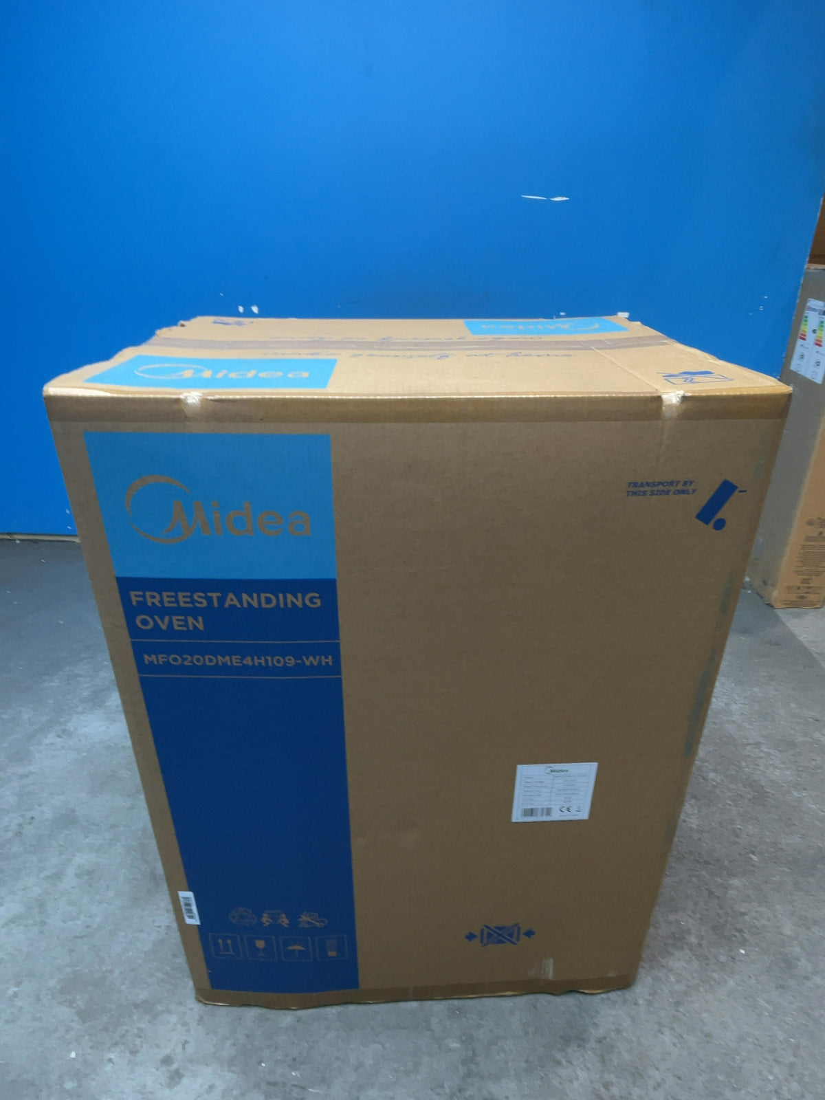 #GRC-167-962 - Midea 50cm Electric Cooker – Solid Plate Hob, Integrated Grill, White