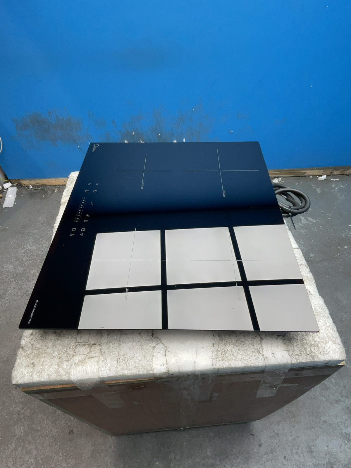 #GRC-168-007 - Midea 59cm Built-in 4 Zone Induction Hob – Even Pro Tech, Touch Controls, Black