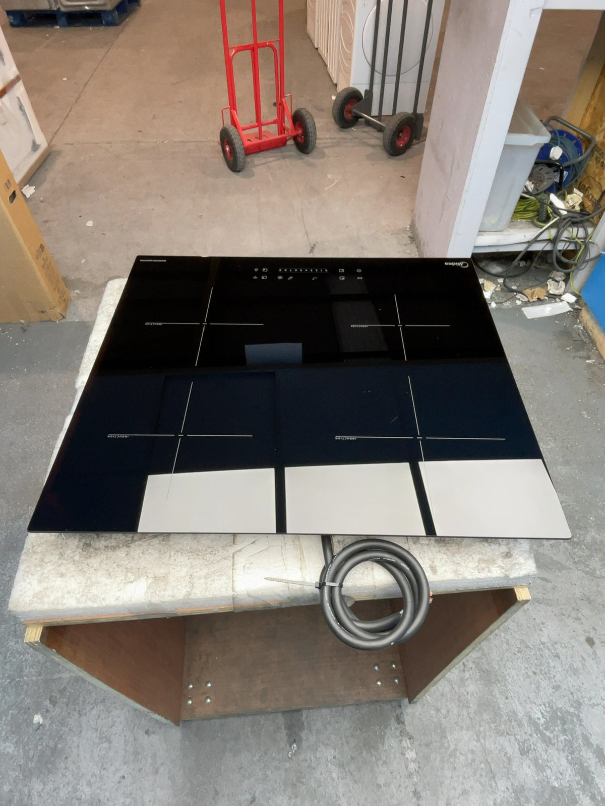 #GRC-168-007 - Midea 59cm Built-in 4 Zone Induction Hob – Even Pro Tech, Touch Controls, Black