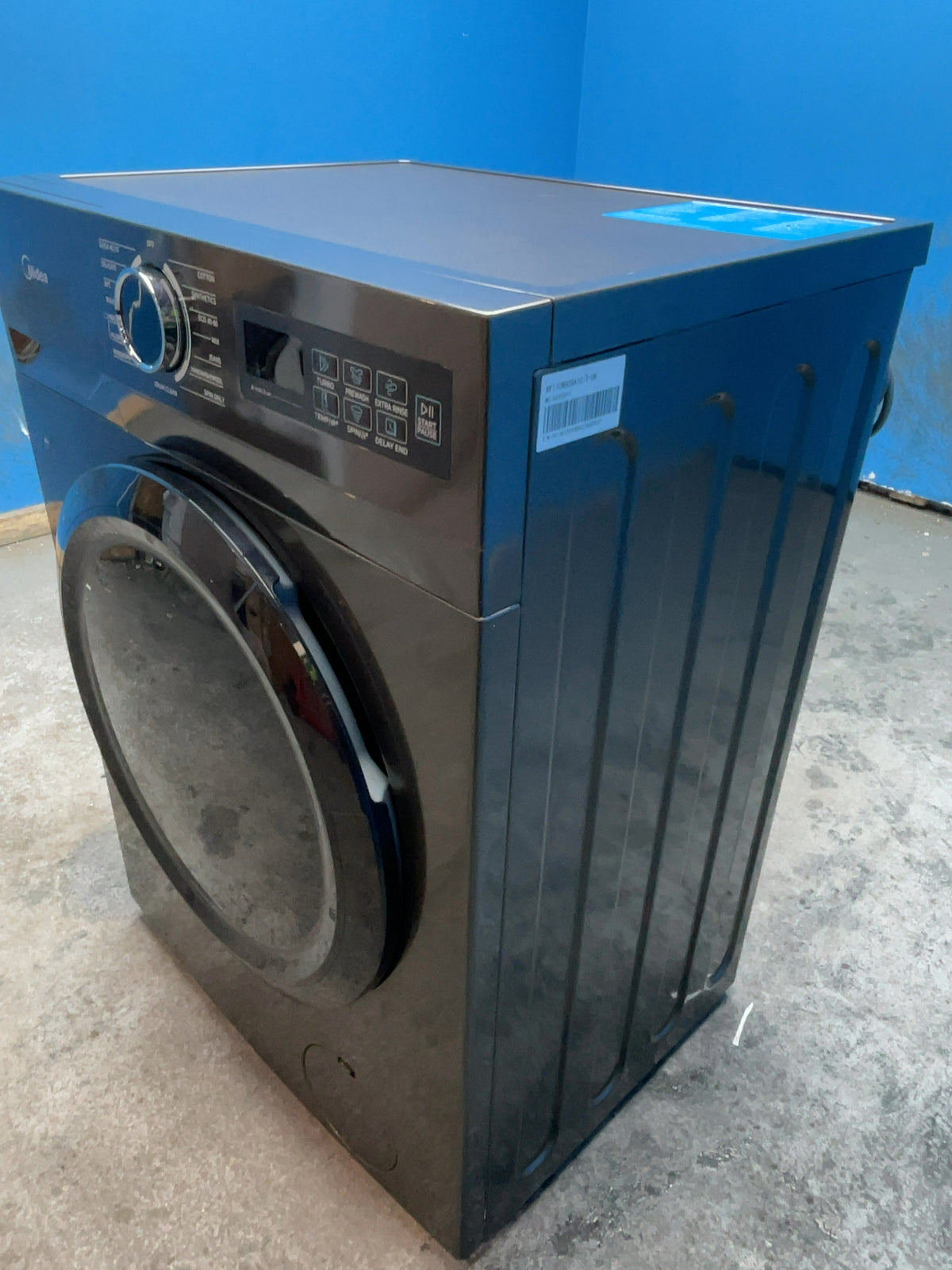 #GRC-168-032 - Midea 8kg 1400rpm Washing Machine – Lunar Dial LED, Inverter Motor, Graphite