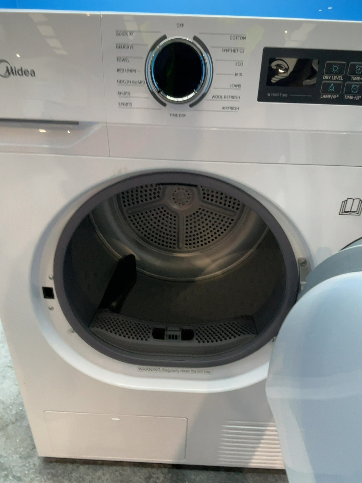 #GRC-168-034 - Midea 8kg Heat Pump Tumble Dryer – Sensor Dry, HealthGuard, 15 Programmes, White