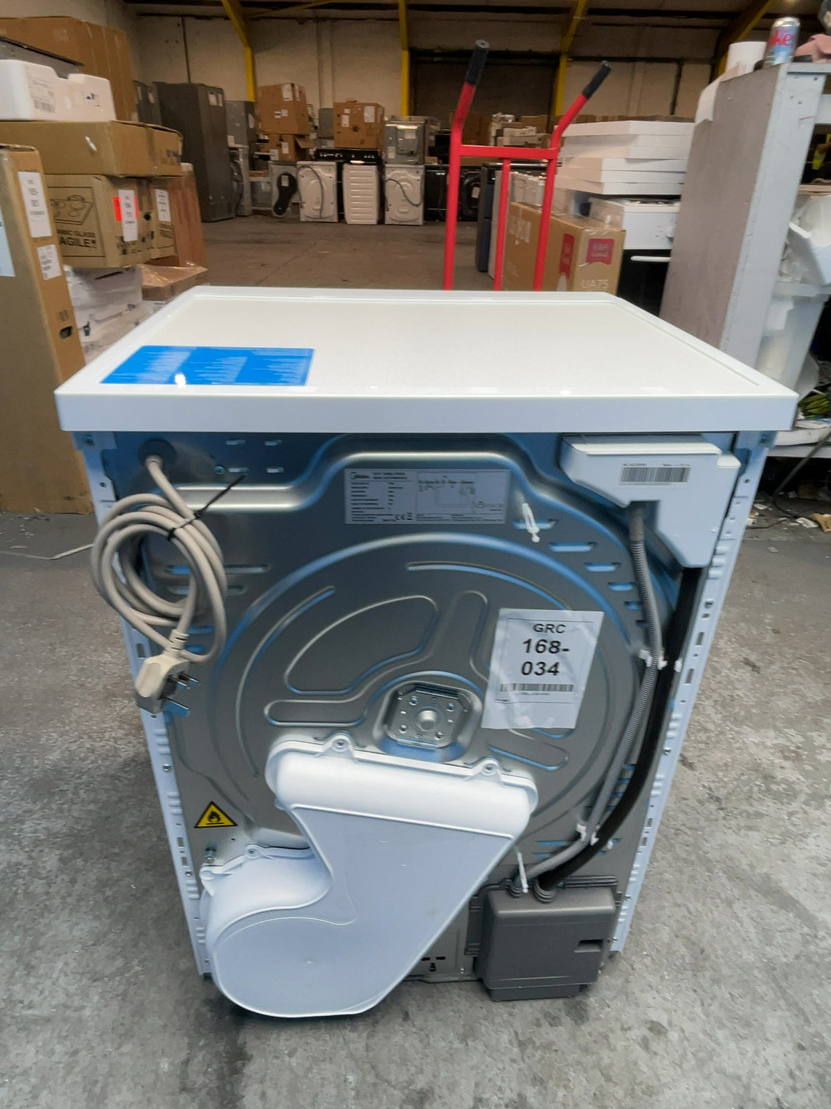 #GRC-168-034 - Midea 8kg Heat Pump Tumble Dryer – Sensor Dry, HealthGuard, 15 Programmes, White