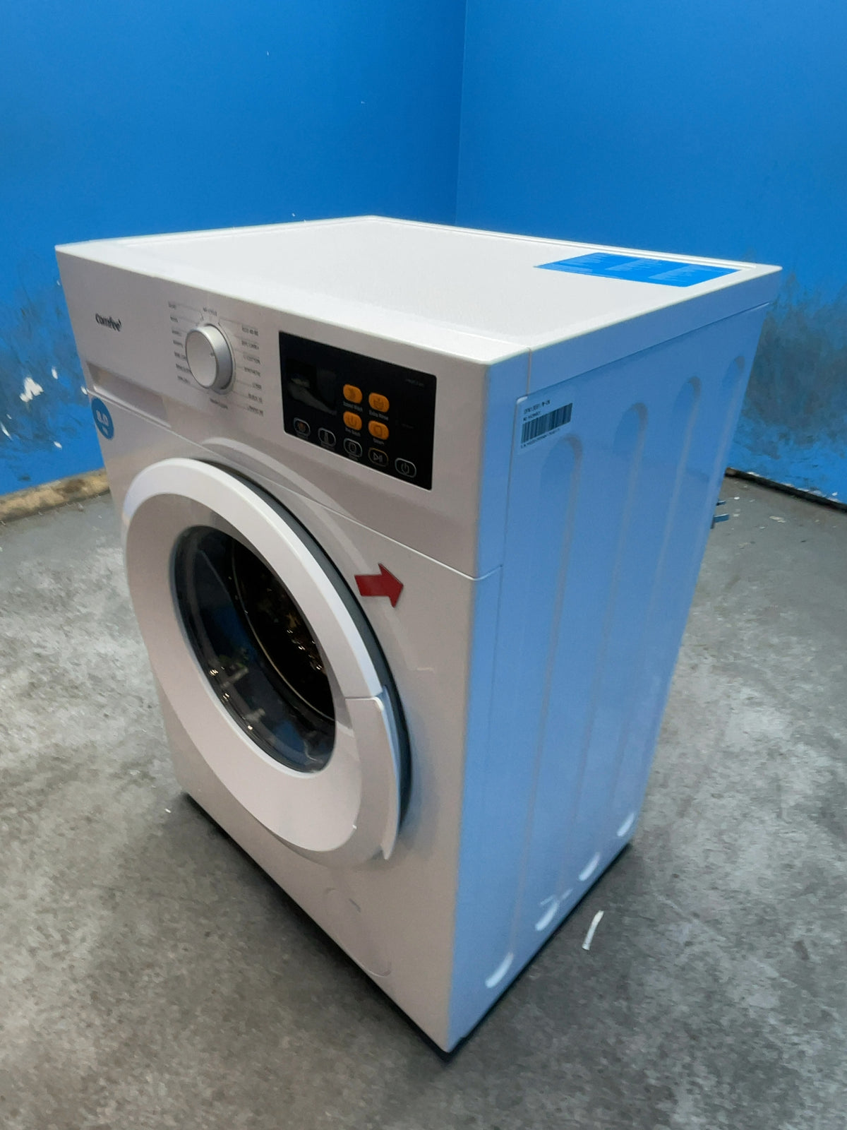 #GRC-168-037 - Comfee 8kg 1400rpm Washing Machine – Steam Clean, 15 Programmes & Delay Start