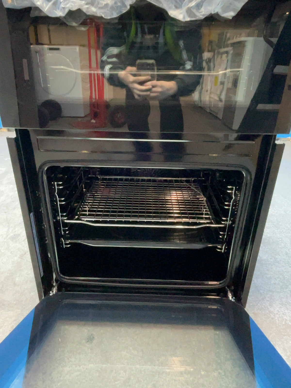 #GRC-168-047 - Midea 60cm Built-In Electric Double Oven – 72L Fan Oven, 38L Top Oven & Grill, Stainless Steel