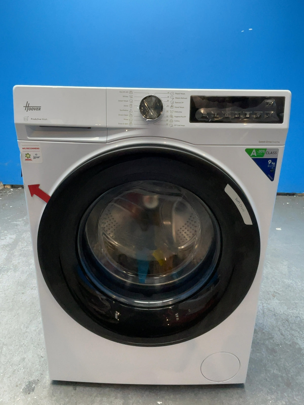 #GRC-168-116 - Hoover Pro Wash Series 3 9kg 1400rpm Washing Machine – ProActive Wash, White